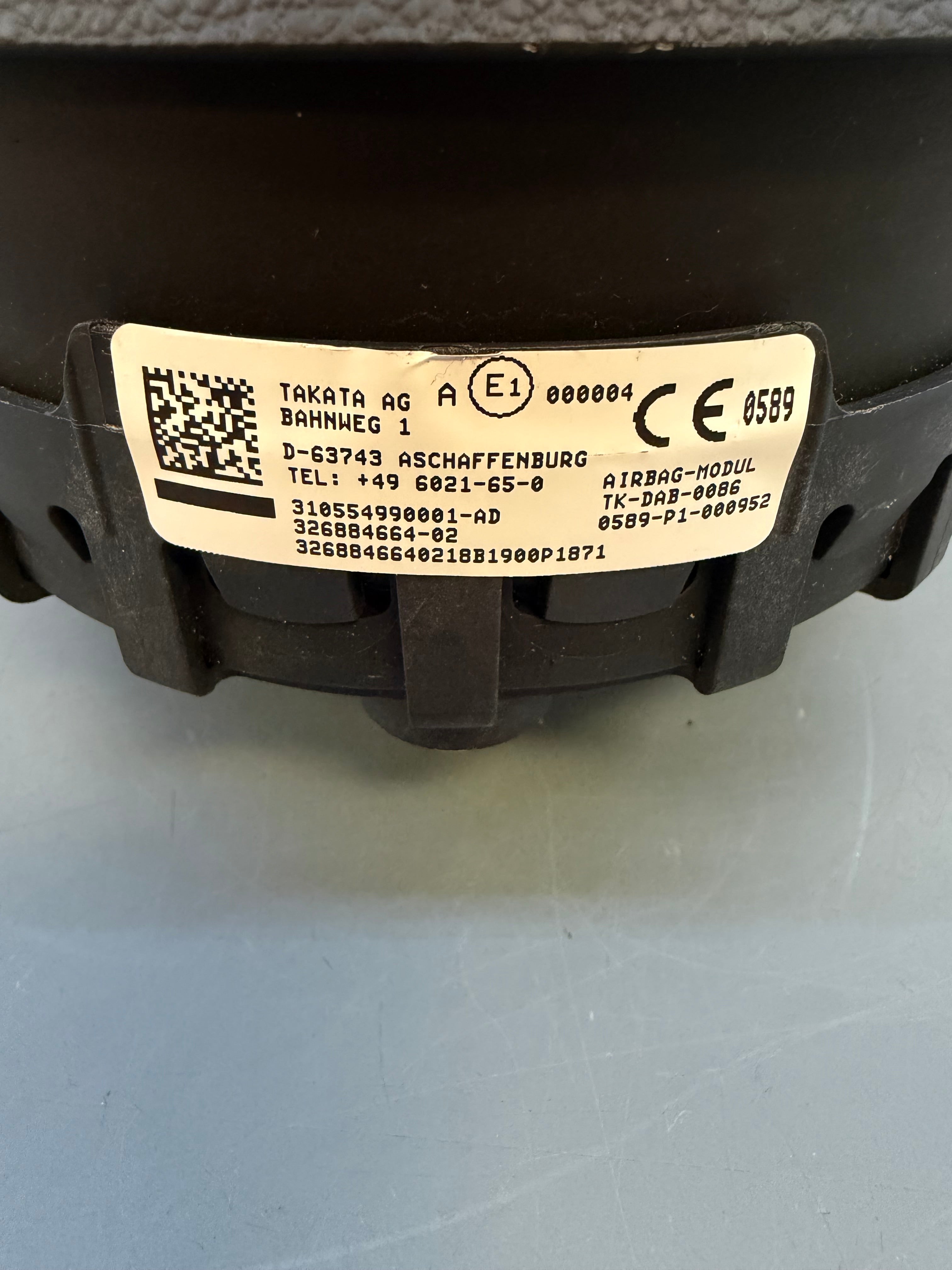 BMW E92 2010 Steering Wheel Sport Airbag  326884664-02