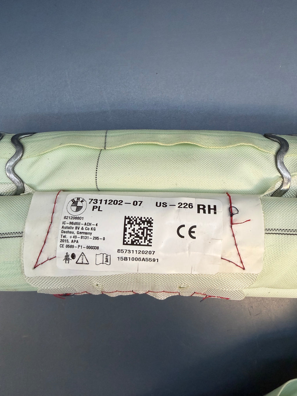 BMW F30 Right side Curtain Airbag 7311202-07