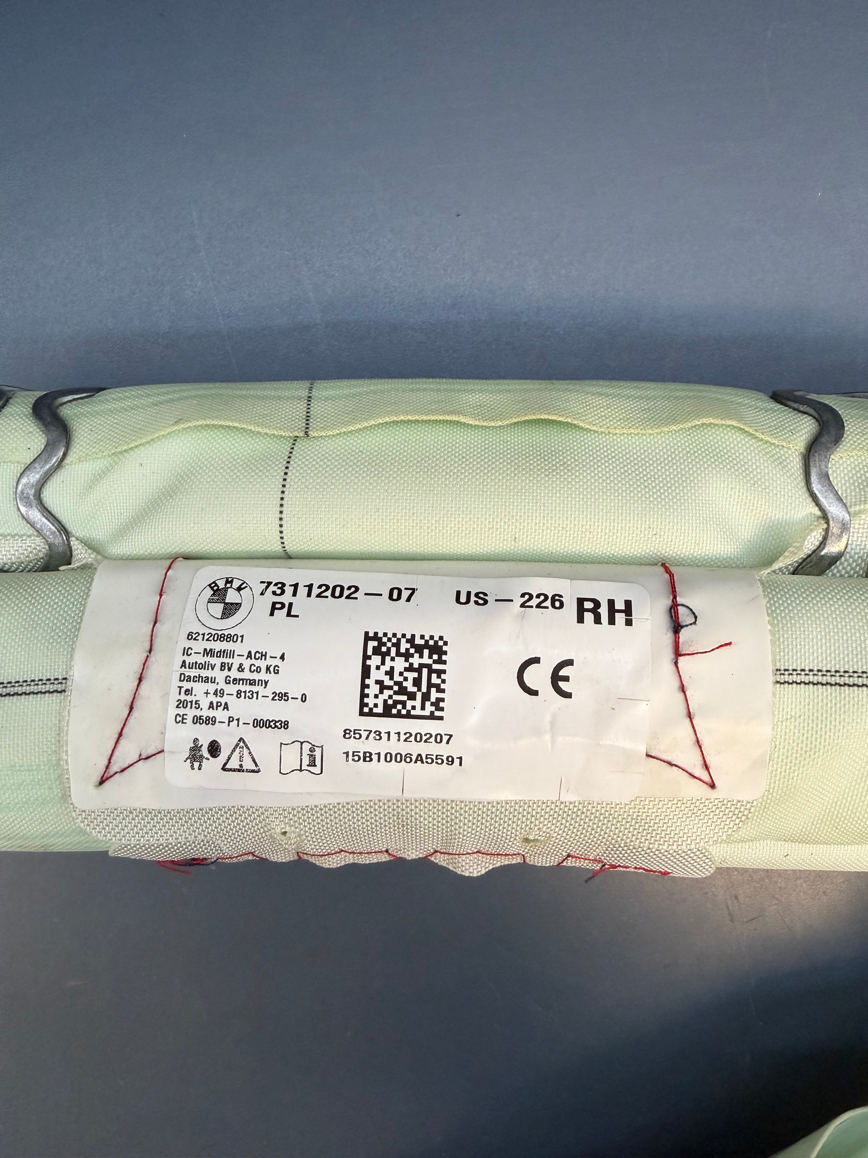 BMW F30 Right side Curtain Airbag 7311202-07