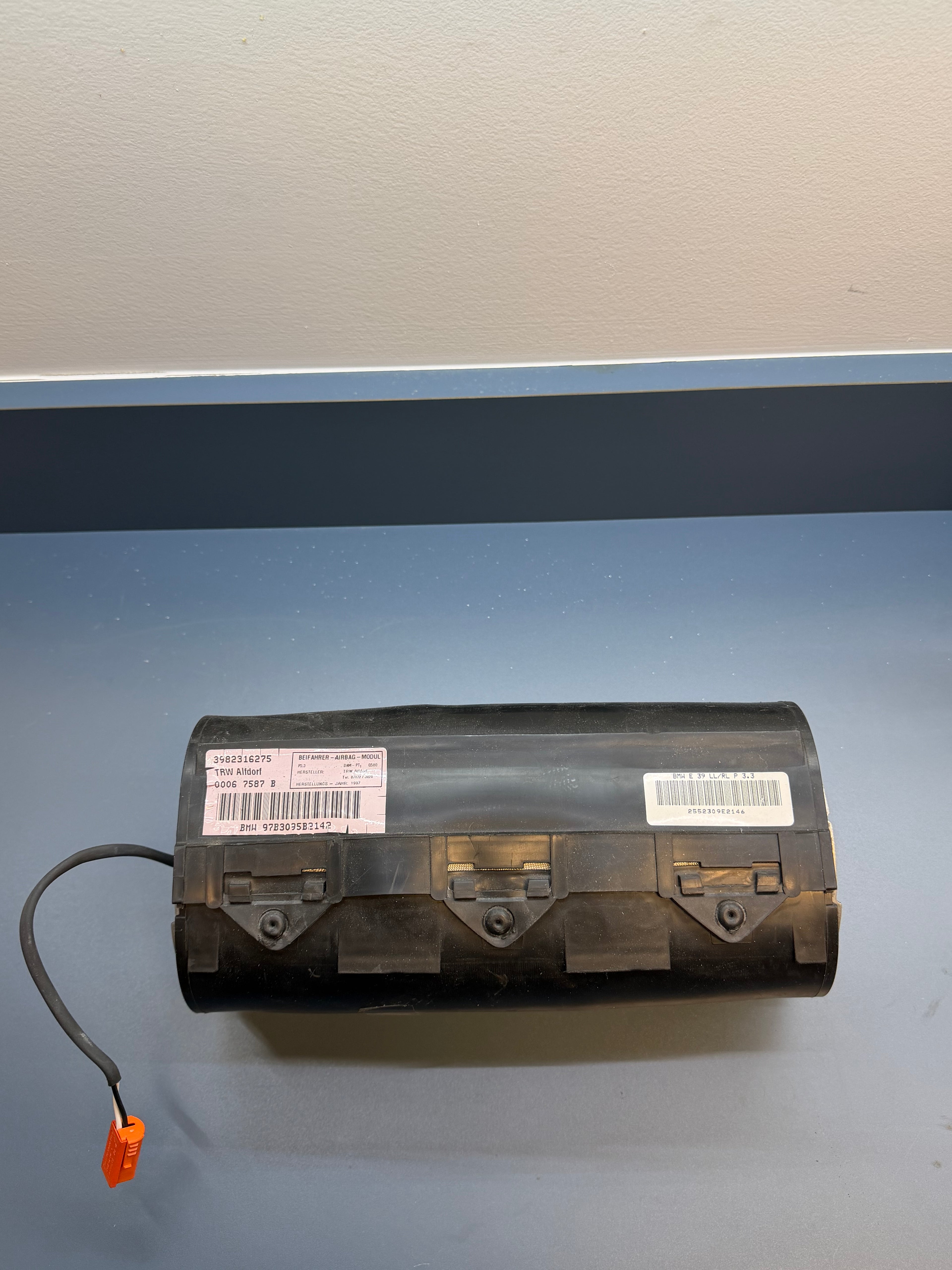 BMW E39 Passenger side Dashboard Airbag 3982316275