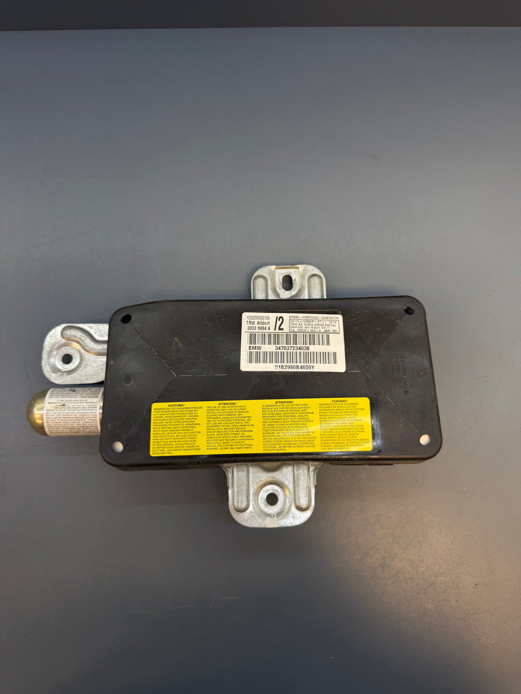 BMW E53 X5 2001 Front Right side door Airbag 347037234038