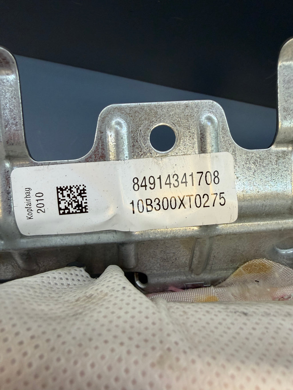 BMW F10 2011 Left Driver side Curtain Airbag 84914341708