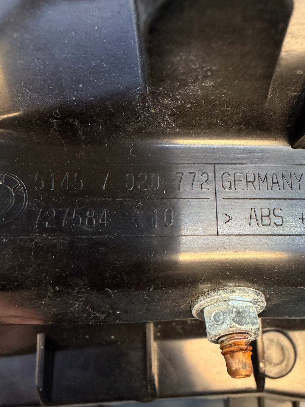 BMW E65 750i 2006 Dashboard Lower Knee Left 51457020772