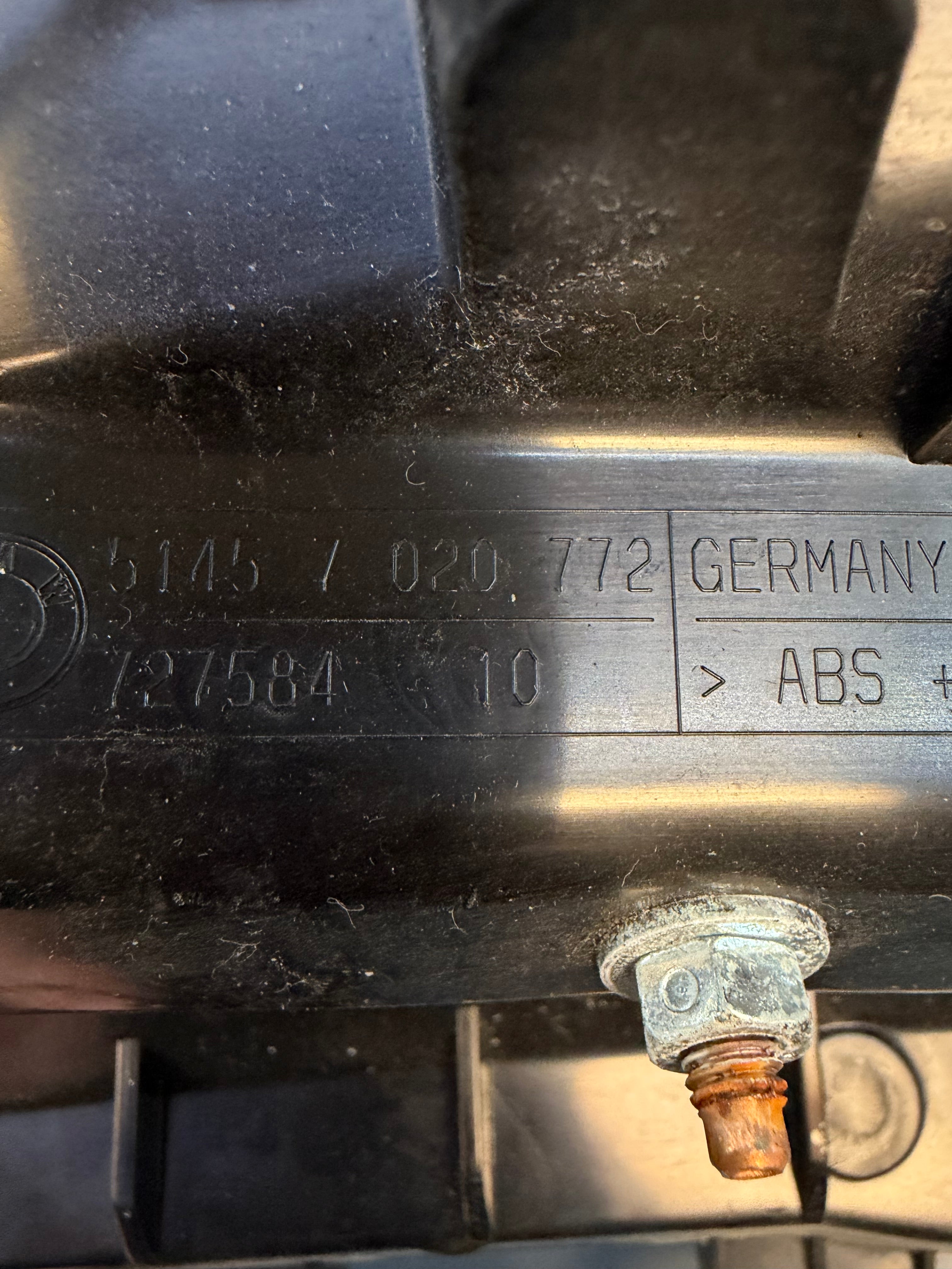 BMW E65 750i 2006 Dashboard Lower Knee Left 51457020772