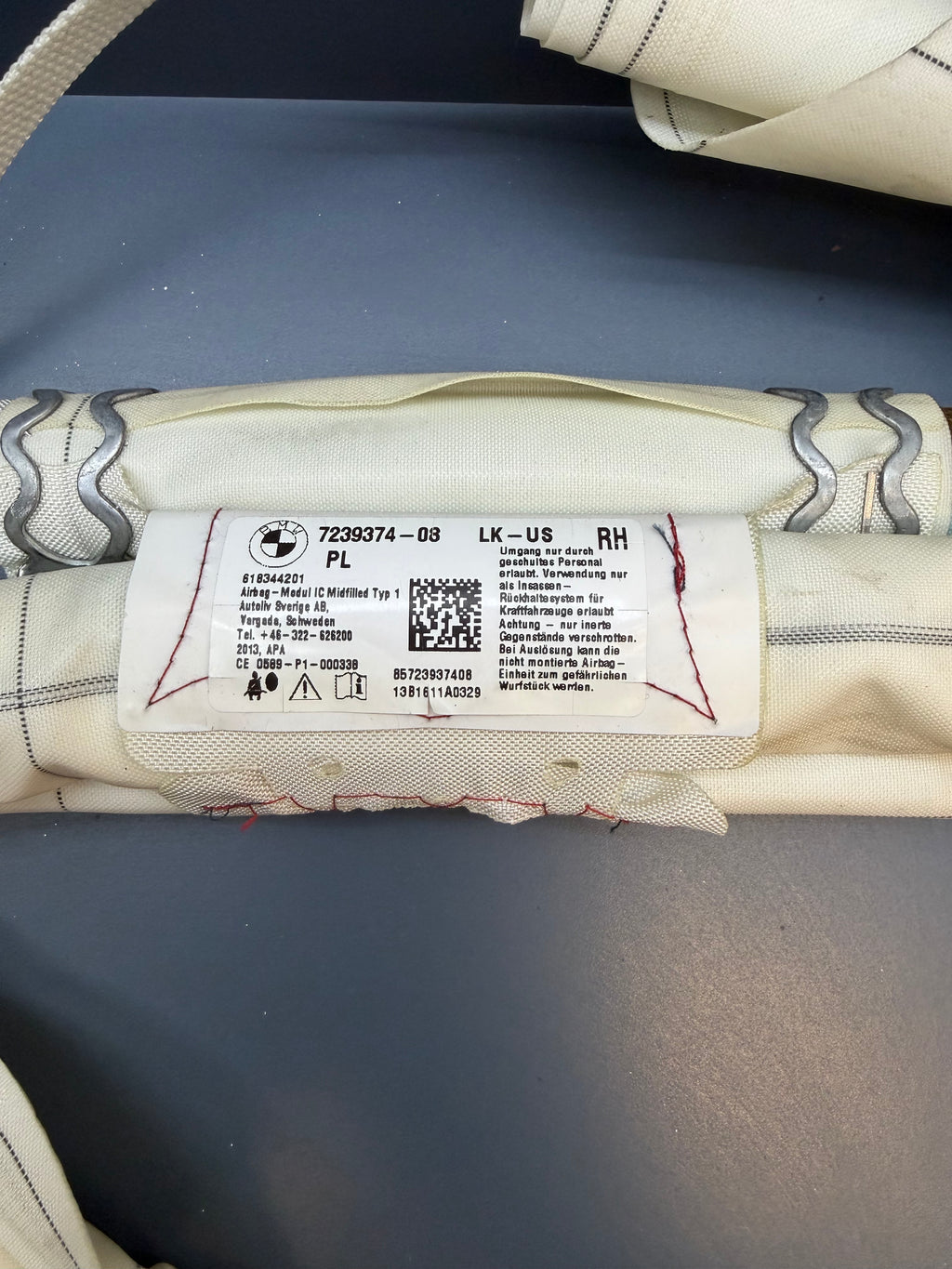 BMW F30 Left driver side Curtain Airbag 7239374-08
