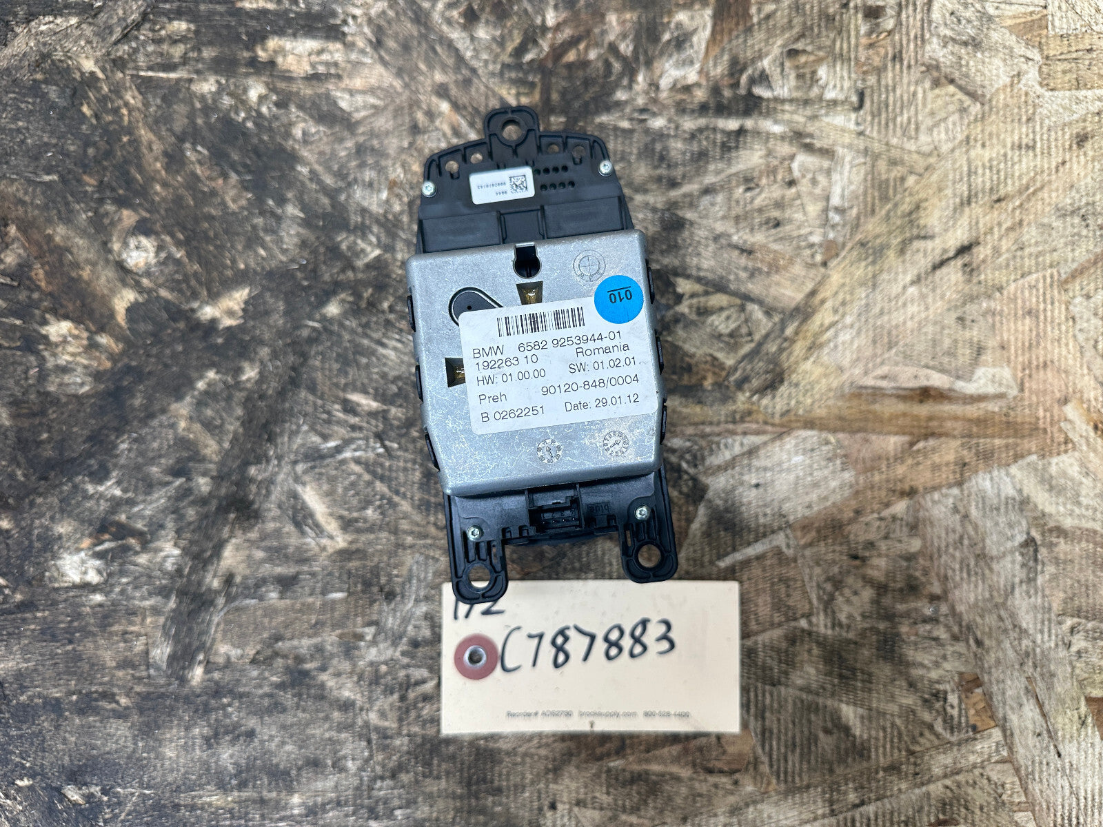 BMW 09-17 1/3/5 SERIES X3 iDrive CIC Controller 4PIN Switch Joystick 9253944