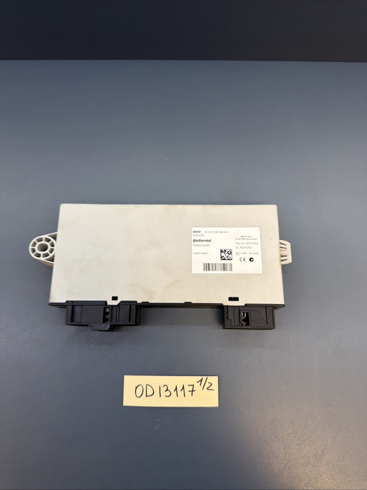 BMW X3 F25 5 6 Series F07 F10 F11 F12 F13 Cas 4 Key Control ECU Module 9299335