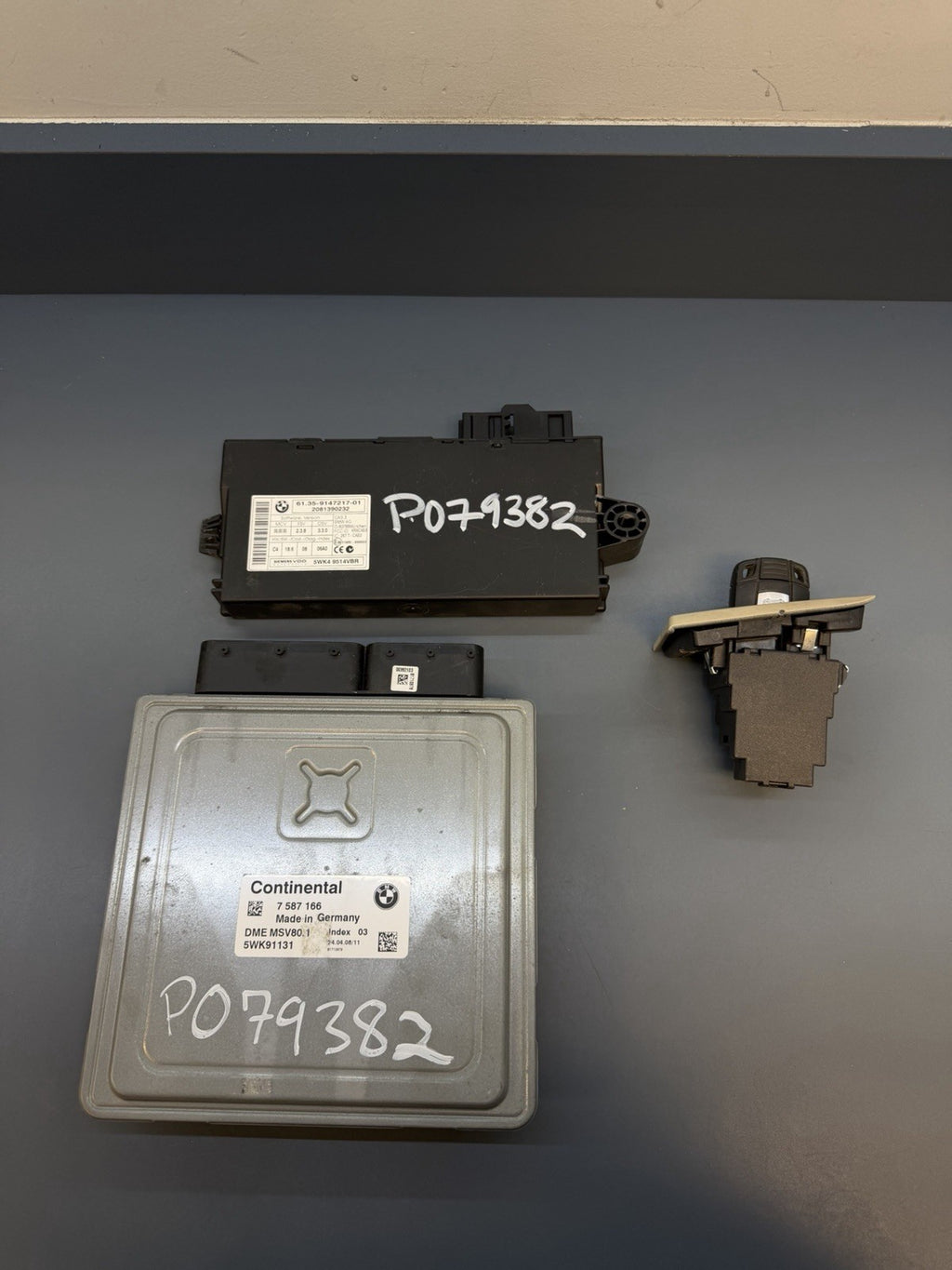 07-13 BMW 128I 328I 328XI E90 E92 N51 MSV80.1 ECU ECM CAS3 KEY IGNITION 7587166
