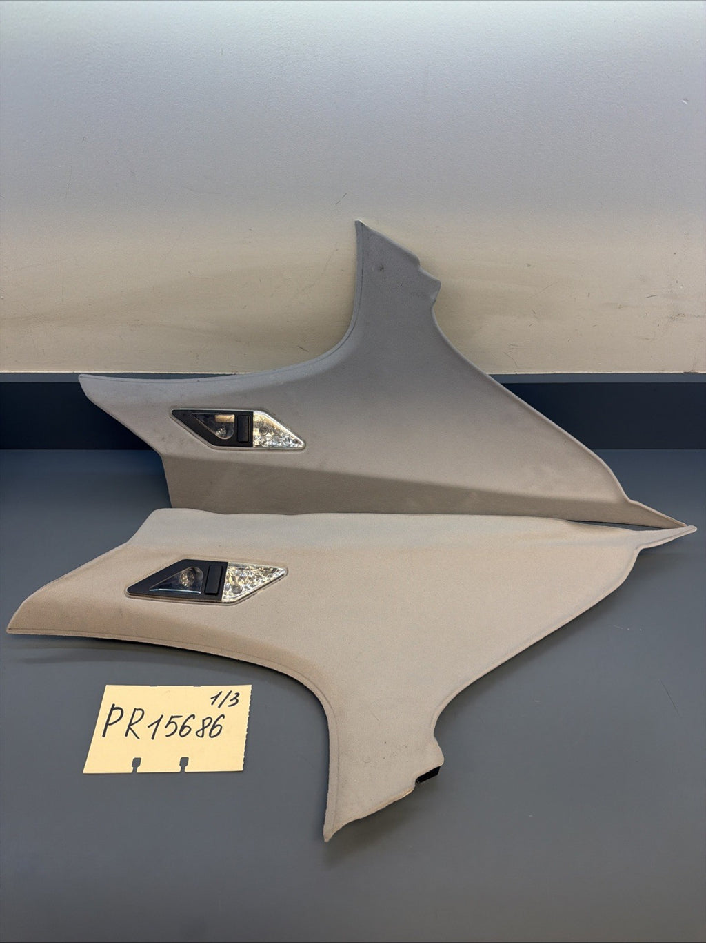 99-06 BMW E46 SEDAN Left & Right Rear C Pillar Trim Panel 8220243 8220244 GRAY