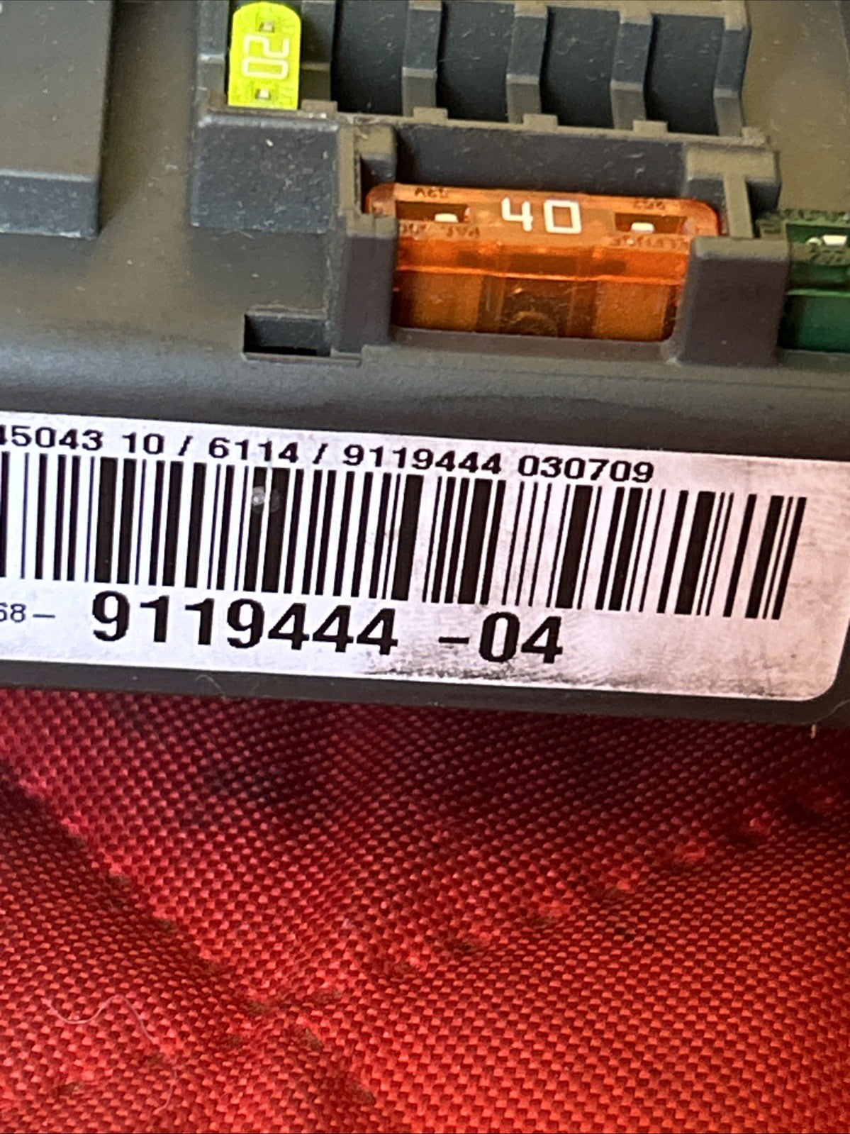 BMW 1 3 X1 Series E90 E91 E84 E87 Fuse Box Front Power Distribution 9119444