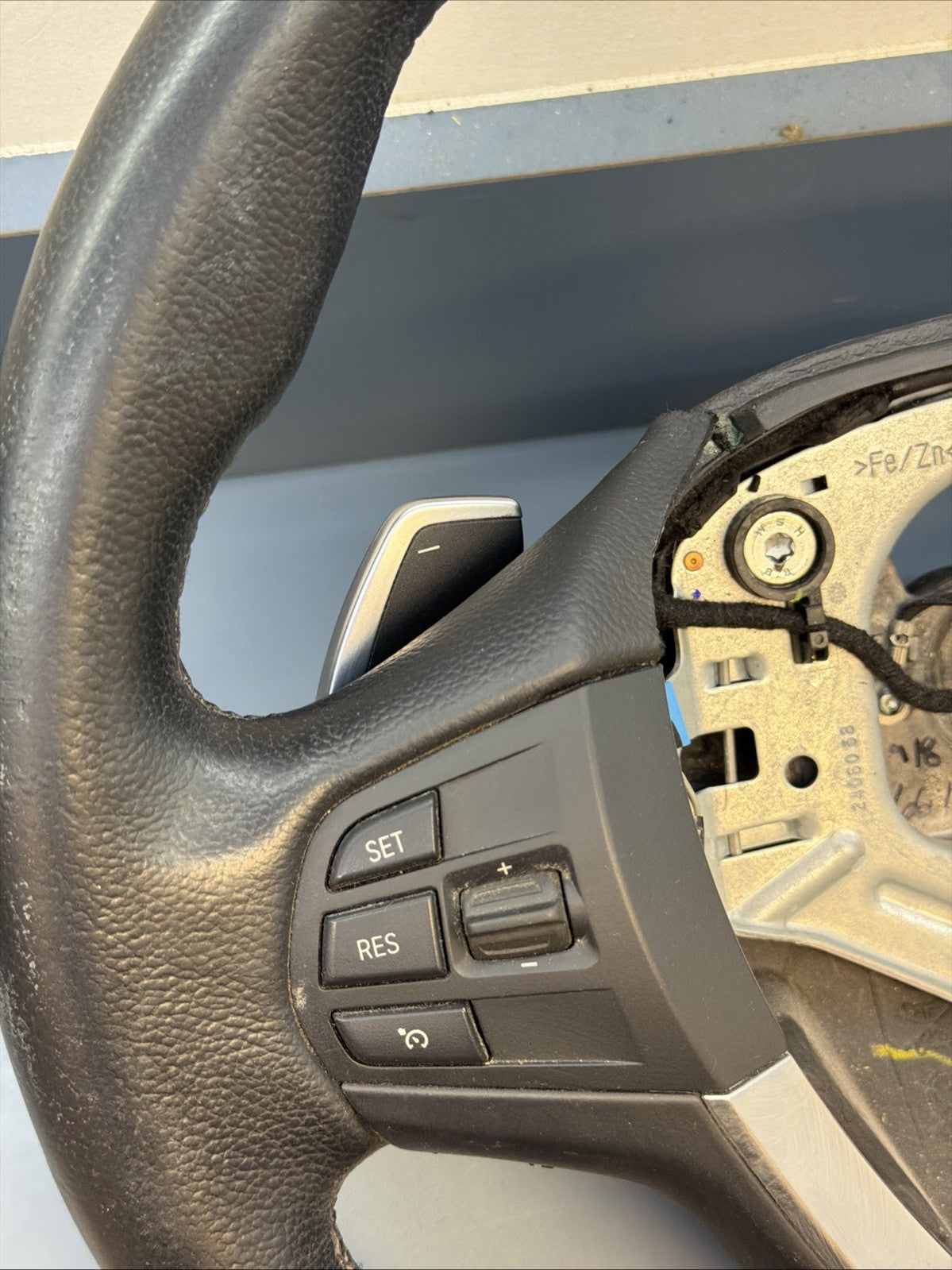 BMW 2011-2017 F25 X3 BLACK LETHER STEERING WHEEL HEATED SPORT OEM 2406058