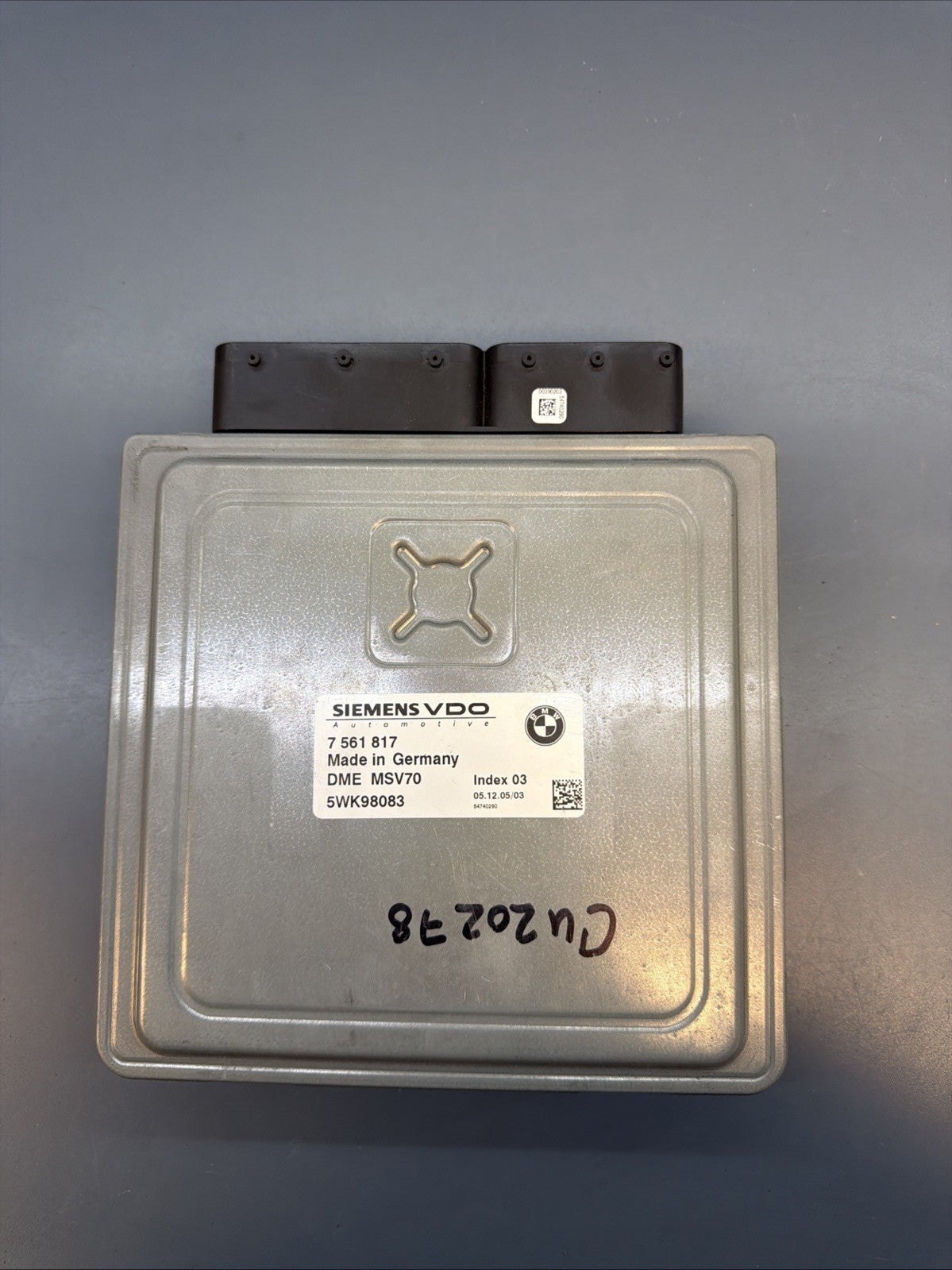 BMW E60 530i N52 ENGINE  MSV70 CAS2 DME CAS KEY SET 7 671 817 7561817