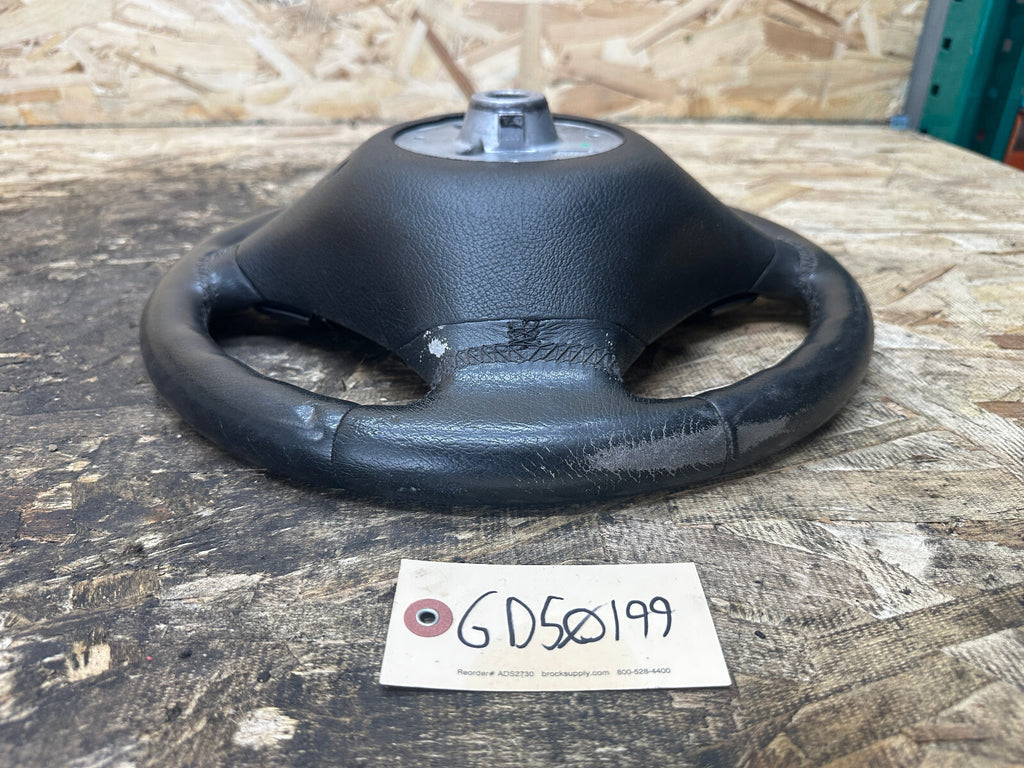 BMW 95-03 E39 5 SERIES M SPORT BLACK LEATHER STEERING WHEEL W/ BUTTONS 2229115