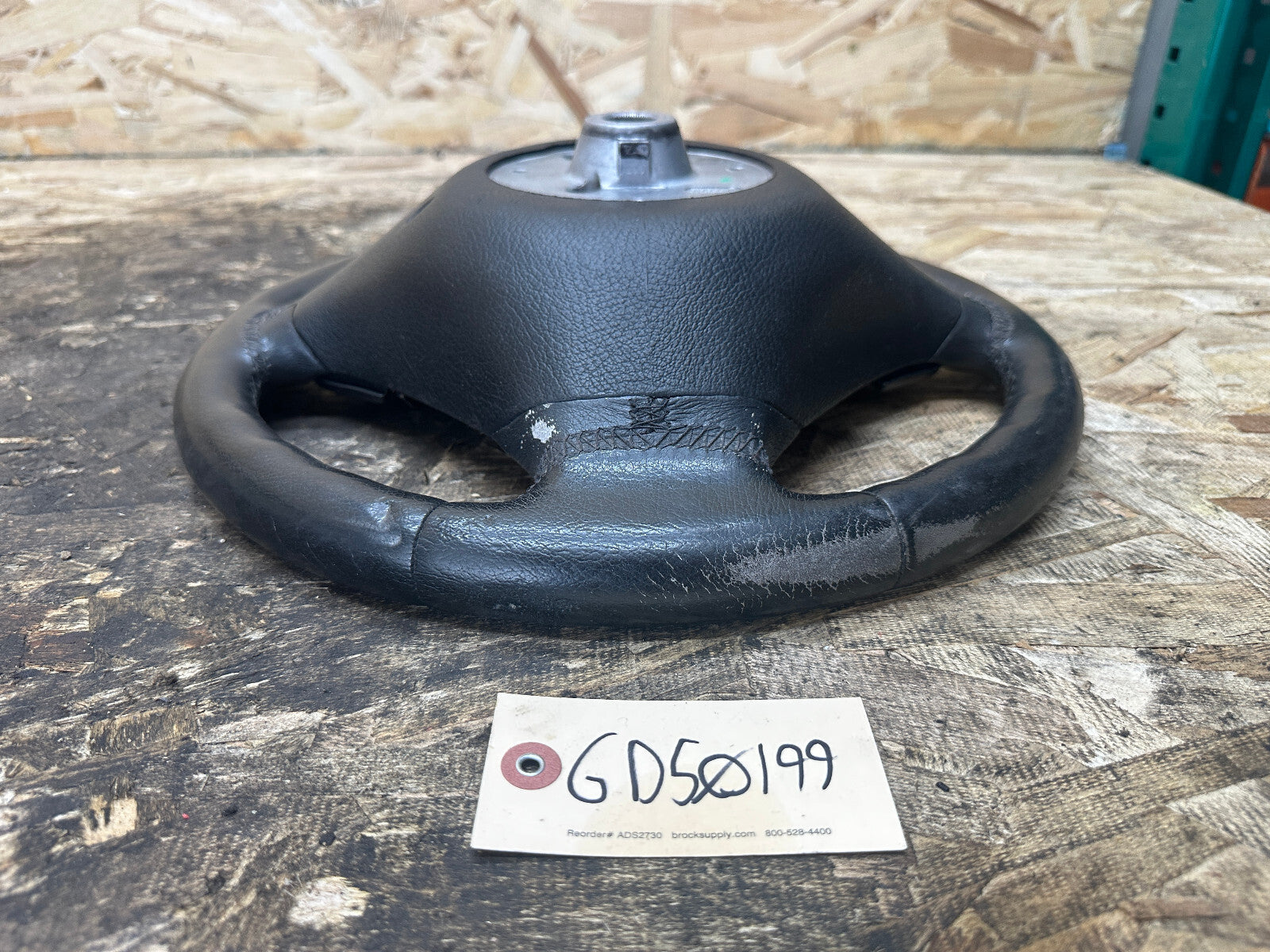 BMW 95-03 E39 5 SERIES M SPORT BLACK LEATHER STEERING WHEEL W/ BUTTONS 2229115