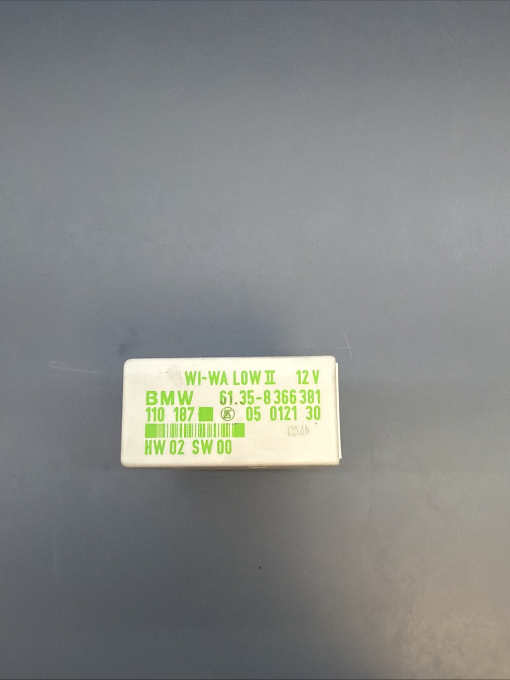 96-99 BMW Z3 E36 Windshield Wiper Relay Control Module 8366381 OEM