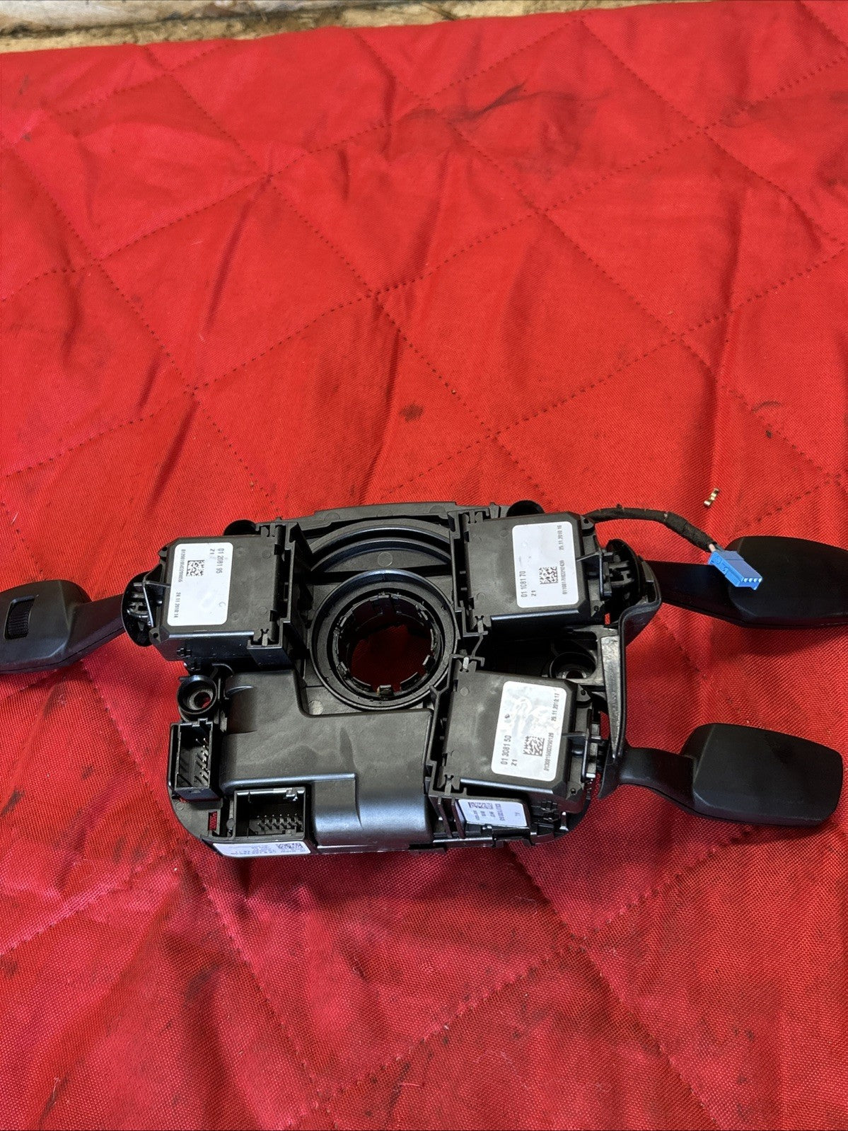 BMW 06-12 E90 STEERING COLUMN SWITCH MODULE HEATED W/ CLOCK SPRING OEM 9169755