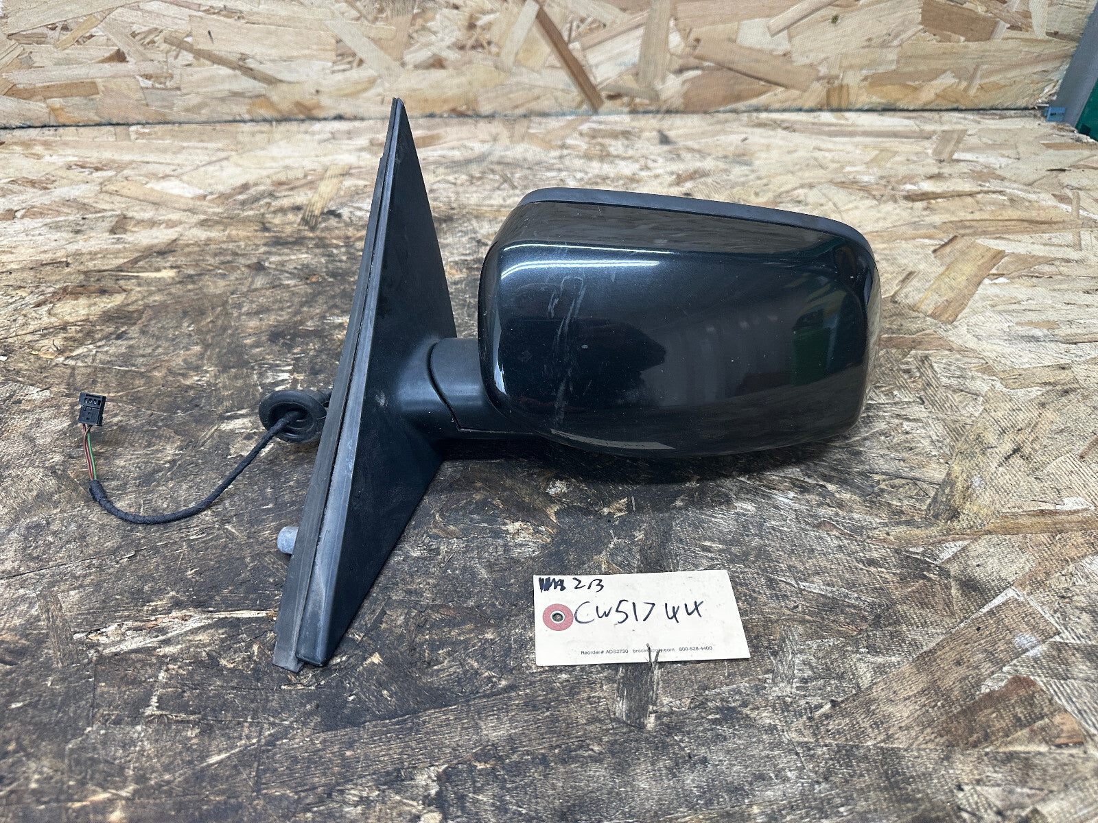 BMW 2006-2010 E60/E61 LCI RIGHT PASSANGER SIDE MIRROR BLACK OEM 7043437/7038344