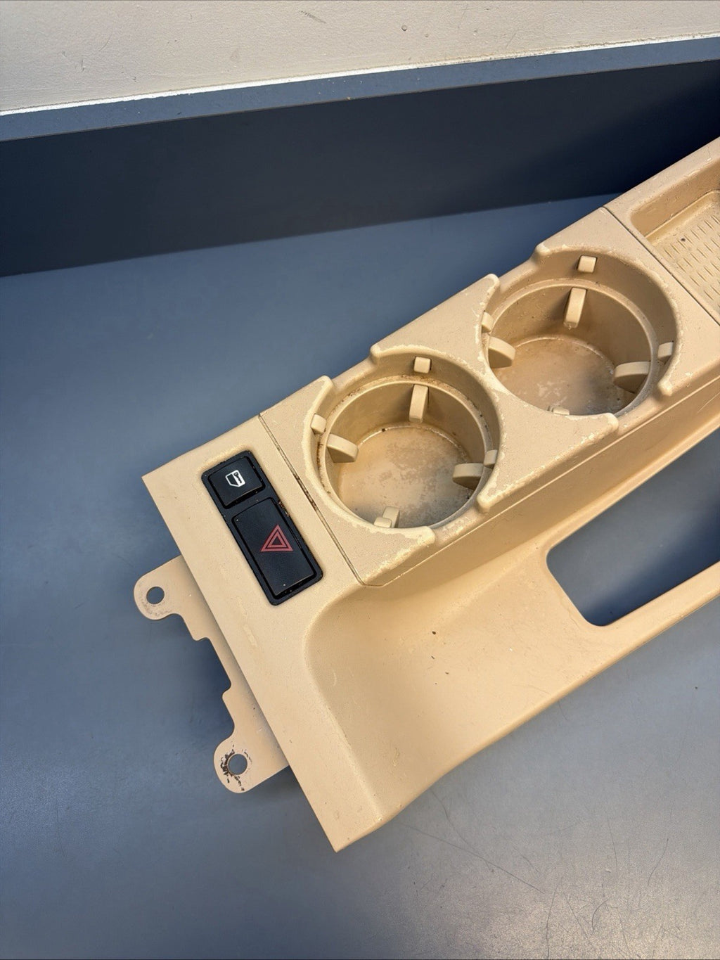 98-06 BMW E46 3 Series Front Center Console Storage Trim Panel Beige 8213680