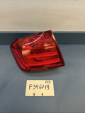 2012 - 2015 BMW F30 320i 328i 335i Rear Left Driver Tail Light Outer OEM 7259895