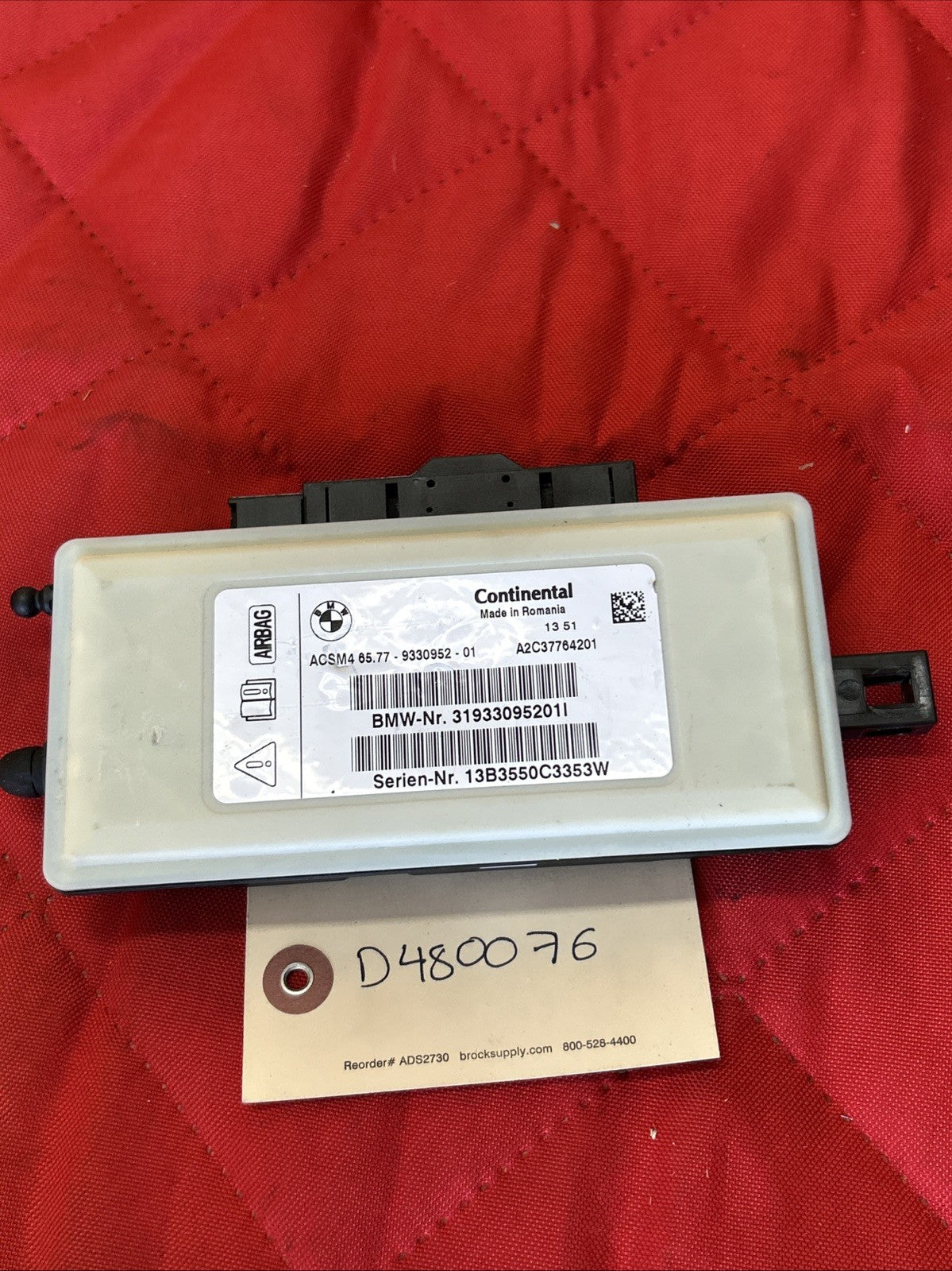 BMW 2 3 4 5 6 7 X3 X4 X5 X6 series ECU Computer Control Module 9330952 USED OEM