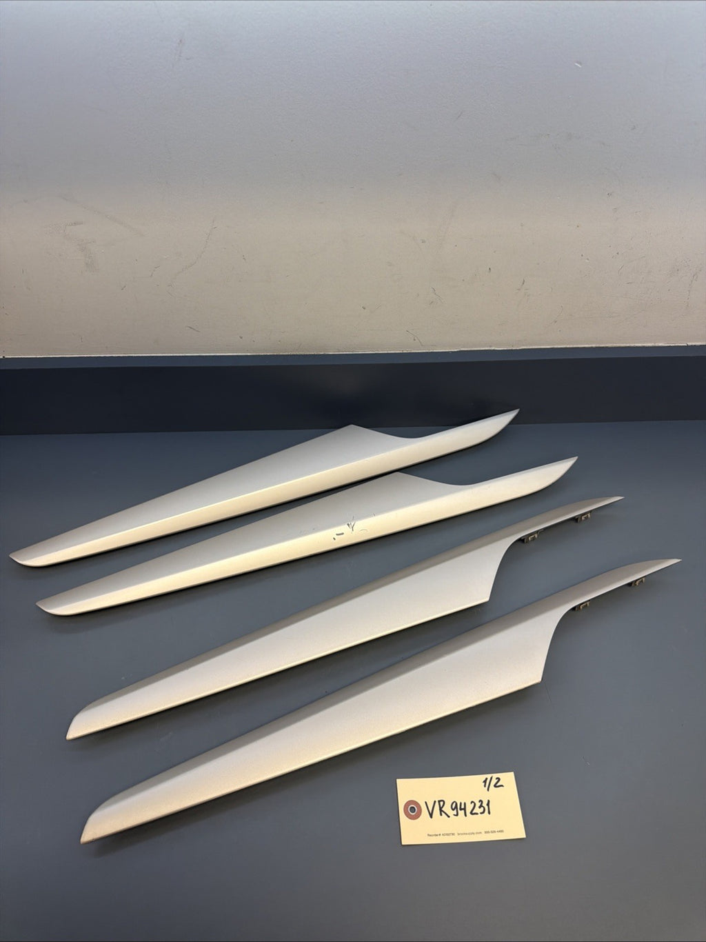 2013-2015 BMW X1 E84 Front Door Trim Cover Panel SILVER Set of 4 2991389 OEM