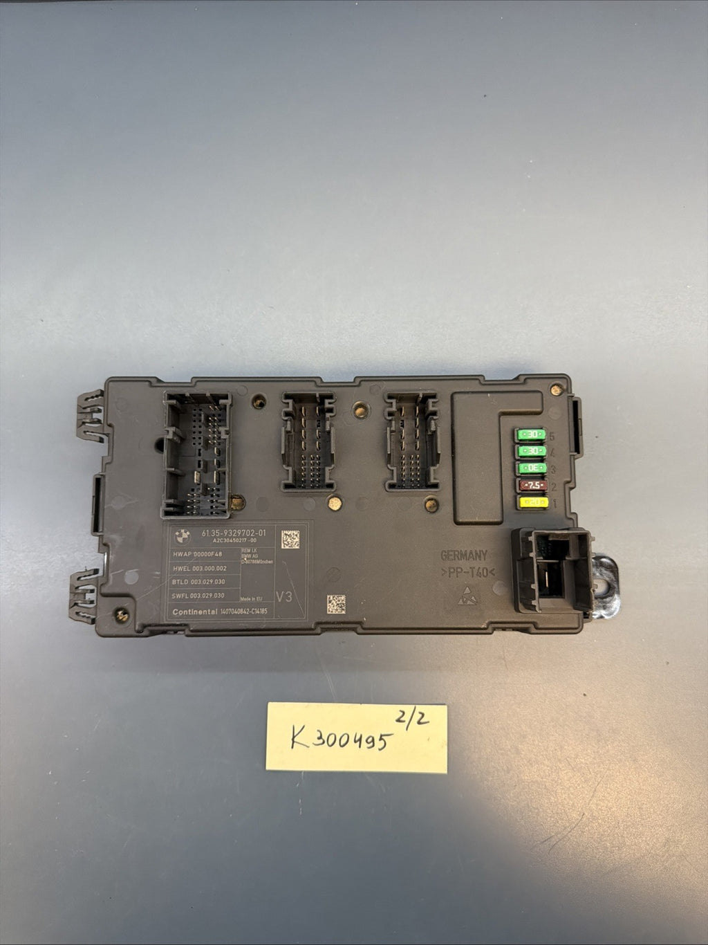 2012-2018 BMW 328I 335I 320I FUSE RELAY BOX JUNCTION MODULE 9329702