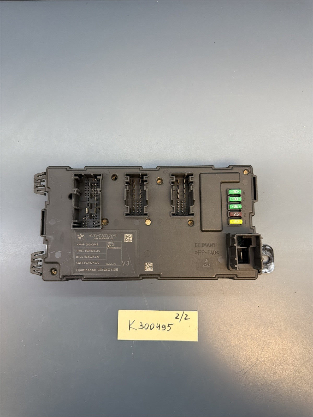 2012-2018 BMW 328I 335I 320I FUSE RELAY BOX JUNCTION MODULE 9329702