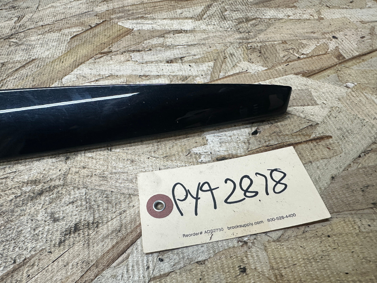 BMW 06-13 E81 E88 1 SERIES I PANEL TRIM HIGH GLOSS BLACK OEM 7124745