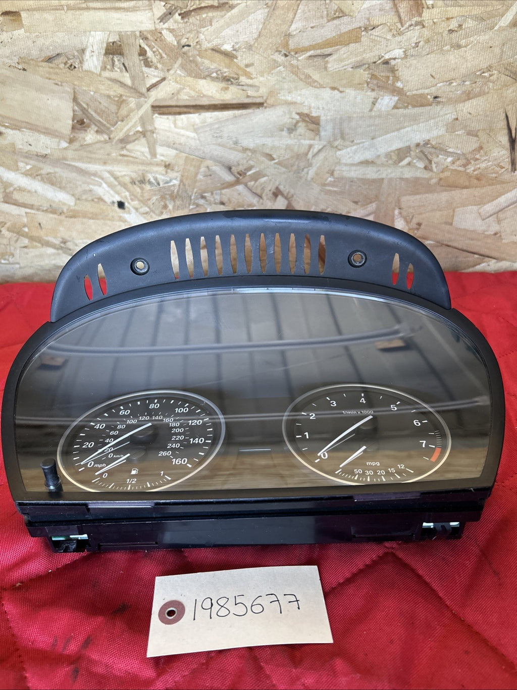 07-13 BMW E70 X5 Dashboard Instrument Cluster Gauge Speedometer 9236812 OEM 154K