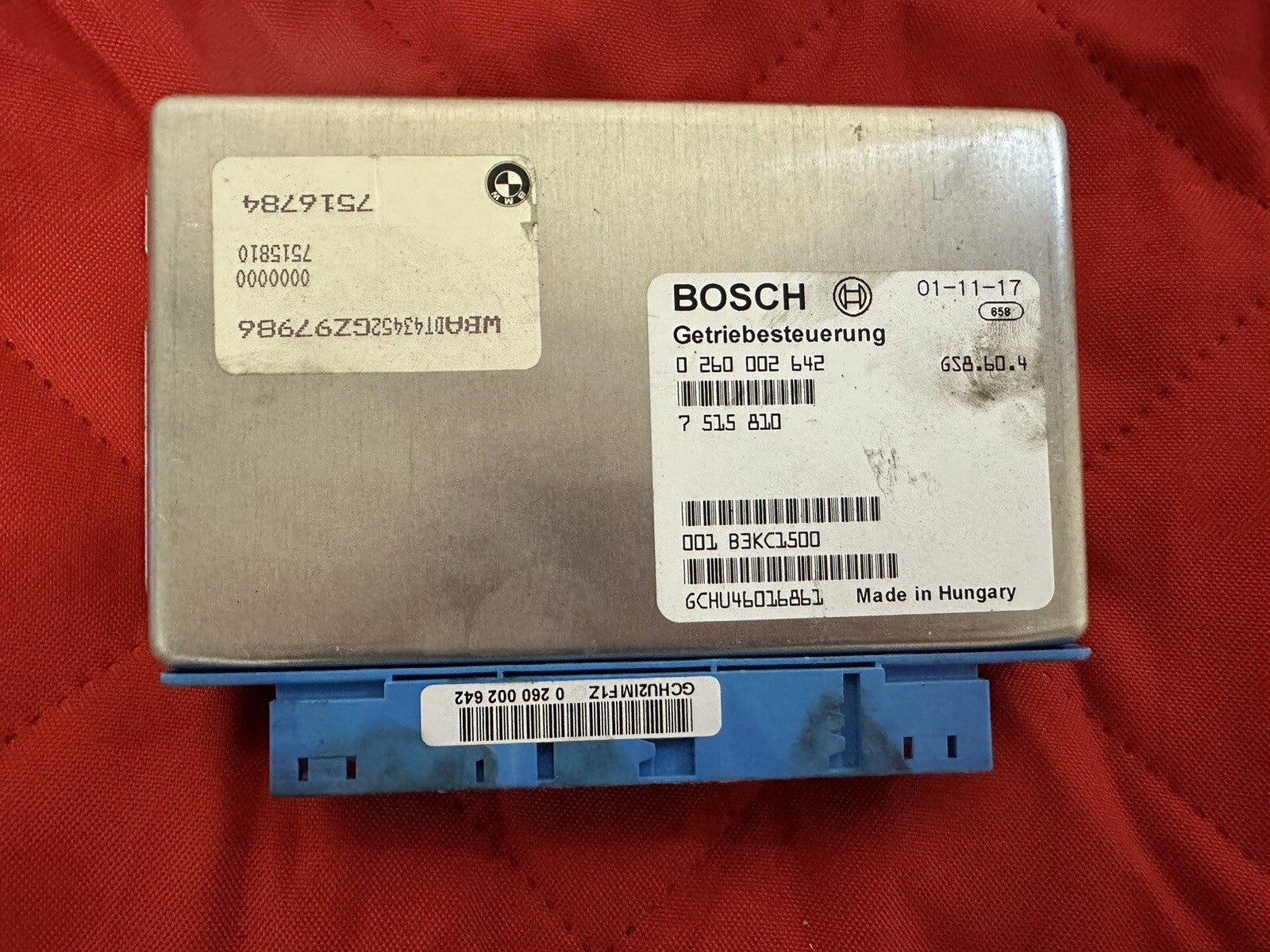 02-03 BMW 525I TCU TCM TRANS CONTROL MODULE COMPUTER UNIT OEM 7515810