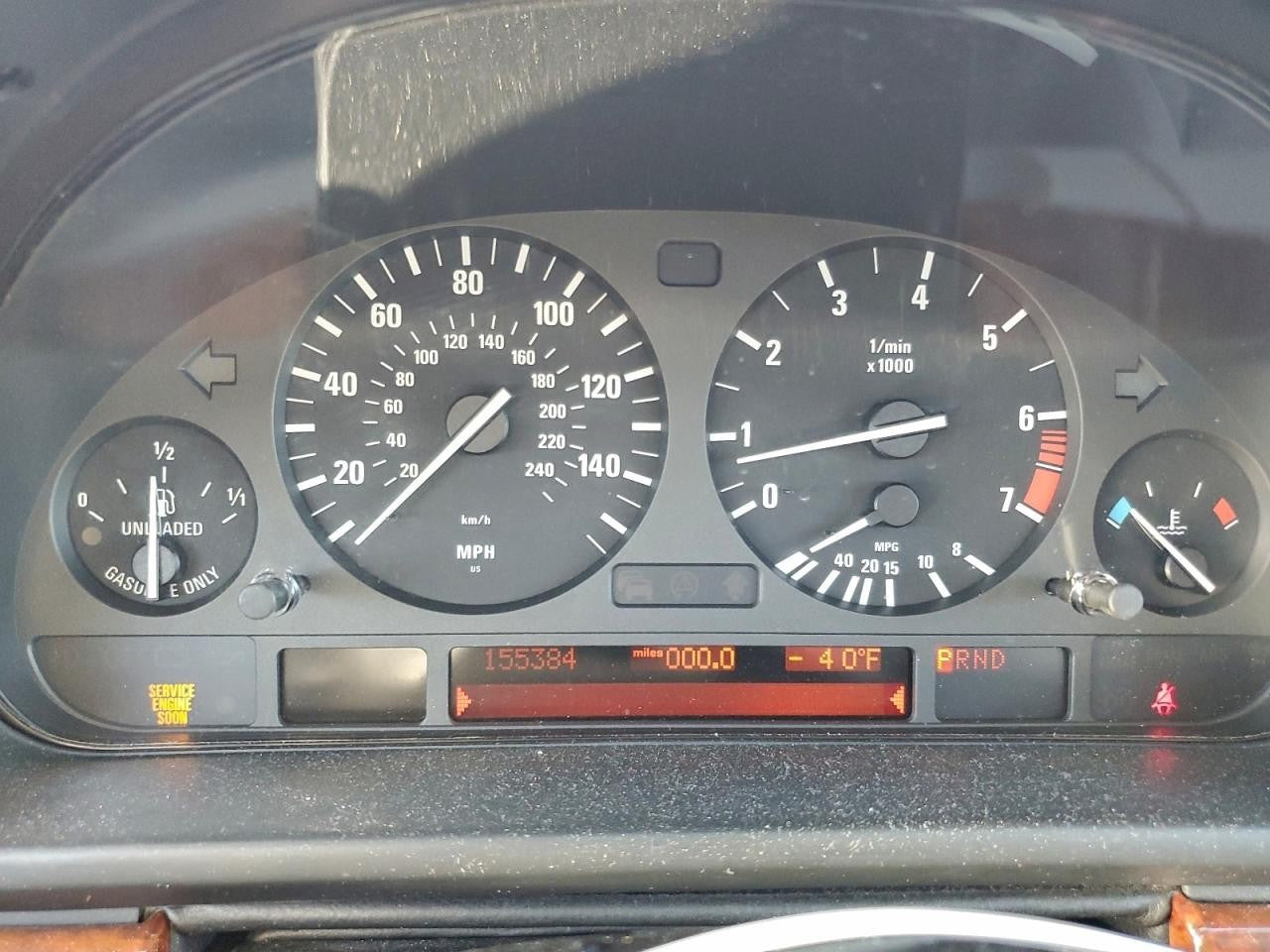01-03 BMW E39 530i 525i DASH GAUGE INSTRUMENT CLUSTER SPEEDOMETER 6942197