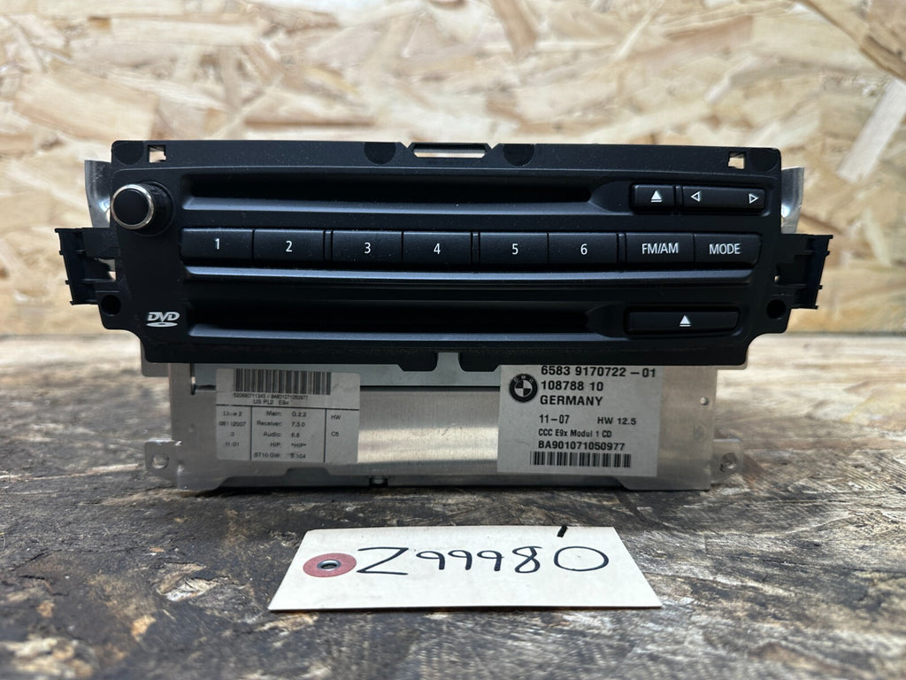 BMW 2006-2012 E90 GPS SAT NAV RADIO AUDIO CD PLAYER OEM 91707222