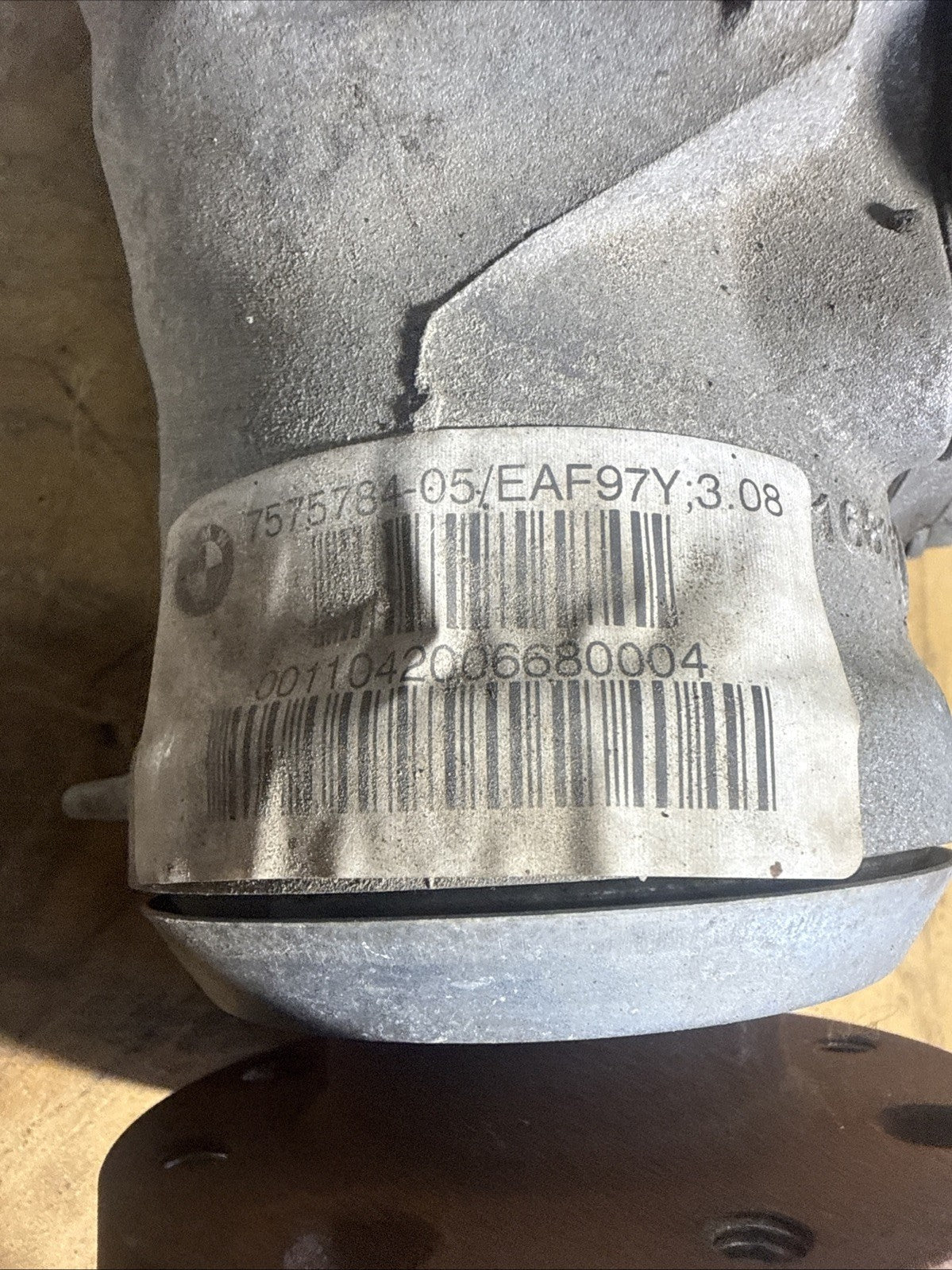 Front Differential Carrier Final 3.08 Drive AWD Diff OEM BMW 335XI E90 7575784
