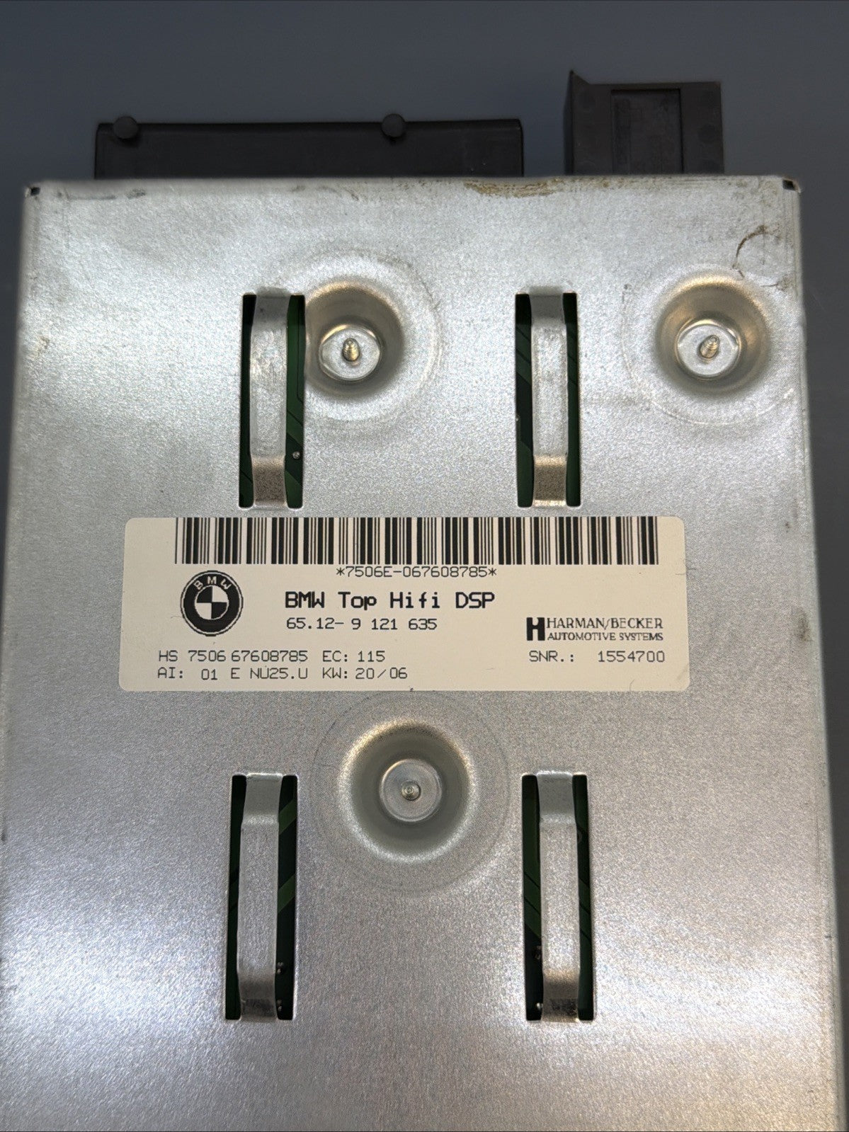 BMW 04-11 Top Hifi DSP Logic7 Harman Amplifier for 3 5 6 Series OEM - 9121635