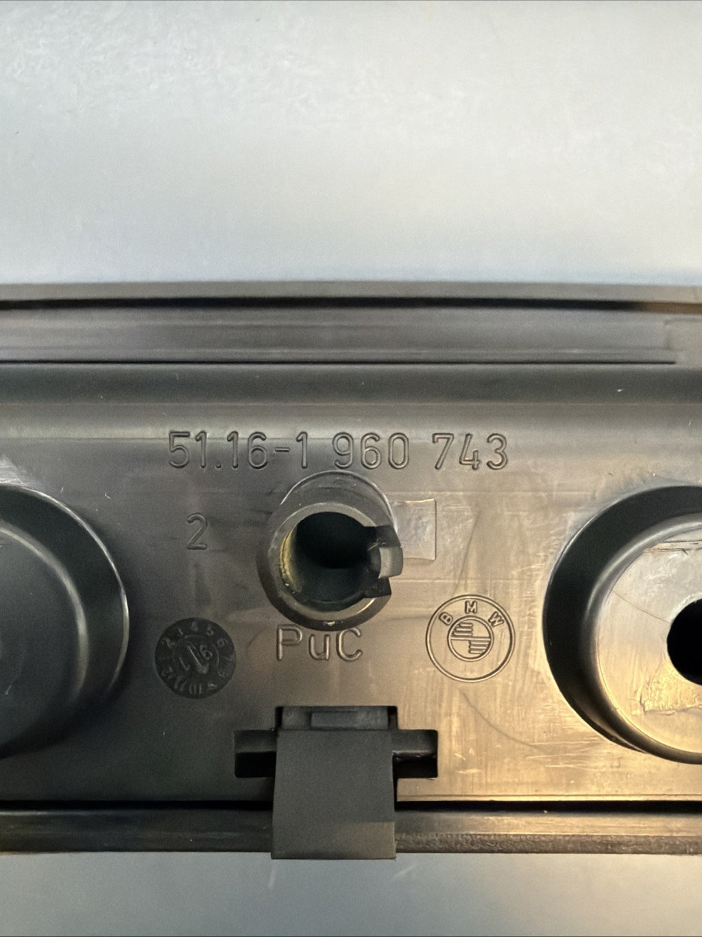 92-98 Bmw E36 3 Series M3 Rear Center Console Ash Tray Insert Panel OEM 1960743