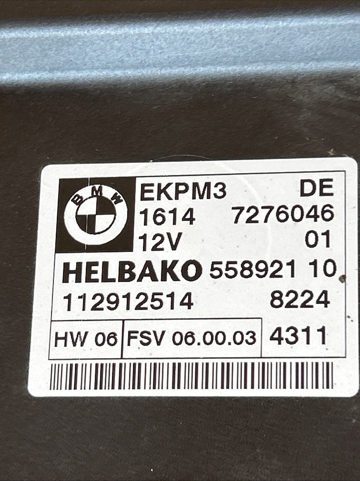 2006-2013 BMW X1 X5 328i 335i 528i Fuel Pump Control Module EKPM3 7276046 OEM