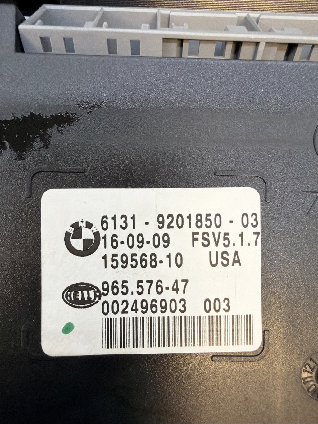 BMW X5 X6 Series E70 E71 Roof Light Switch Unit Button Black 9201850