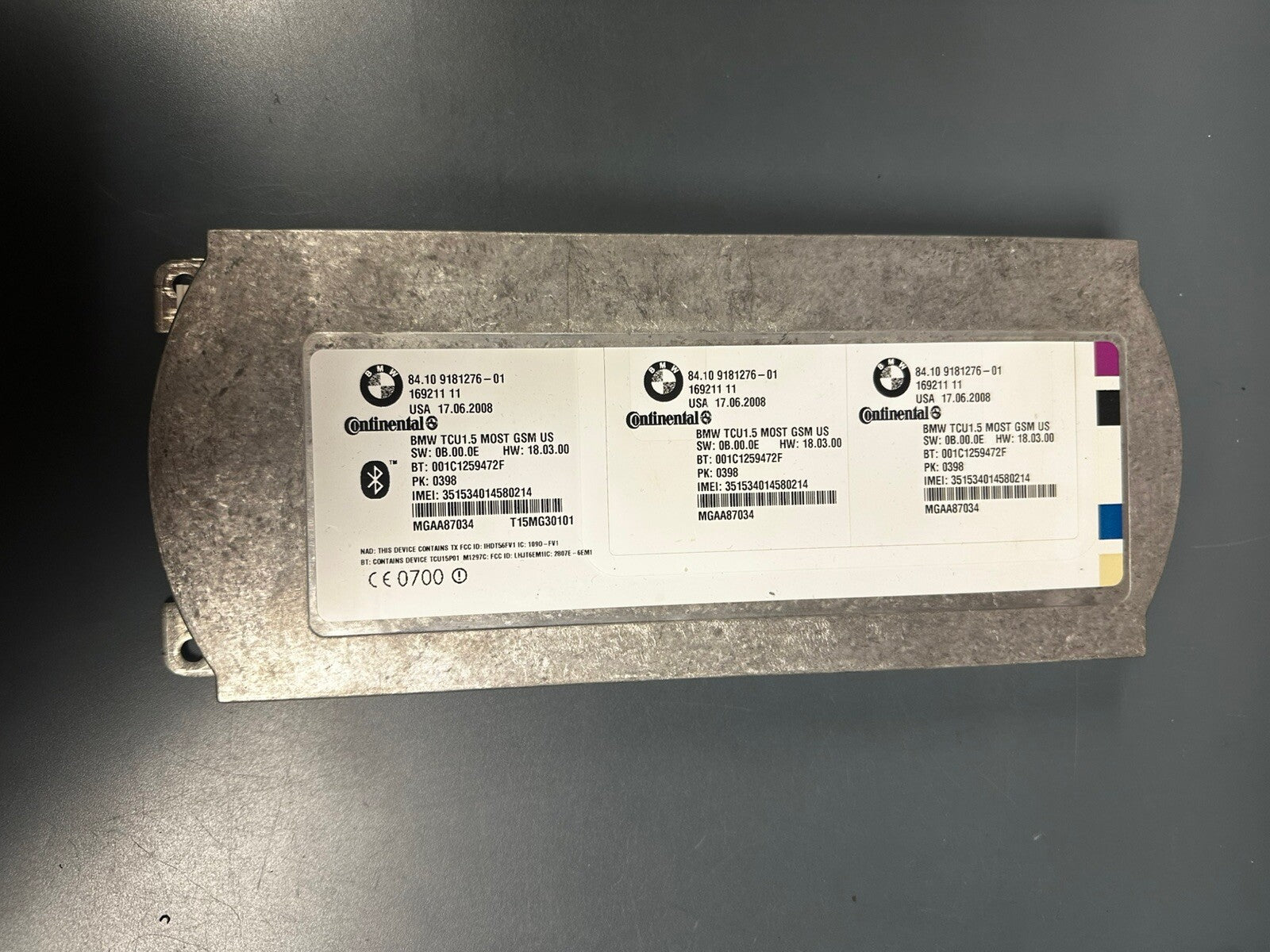 BMW E60 E61 E90 E91 E92 E70 E71 ULF BLUETOOTH MODULE HANDS FREE UNIT 9181276