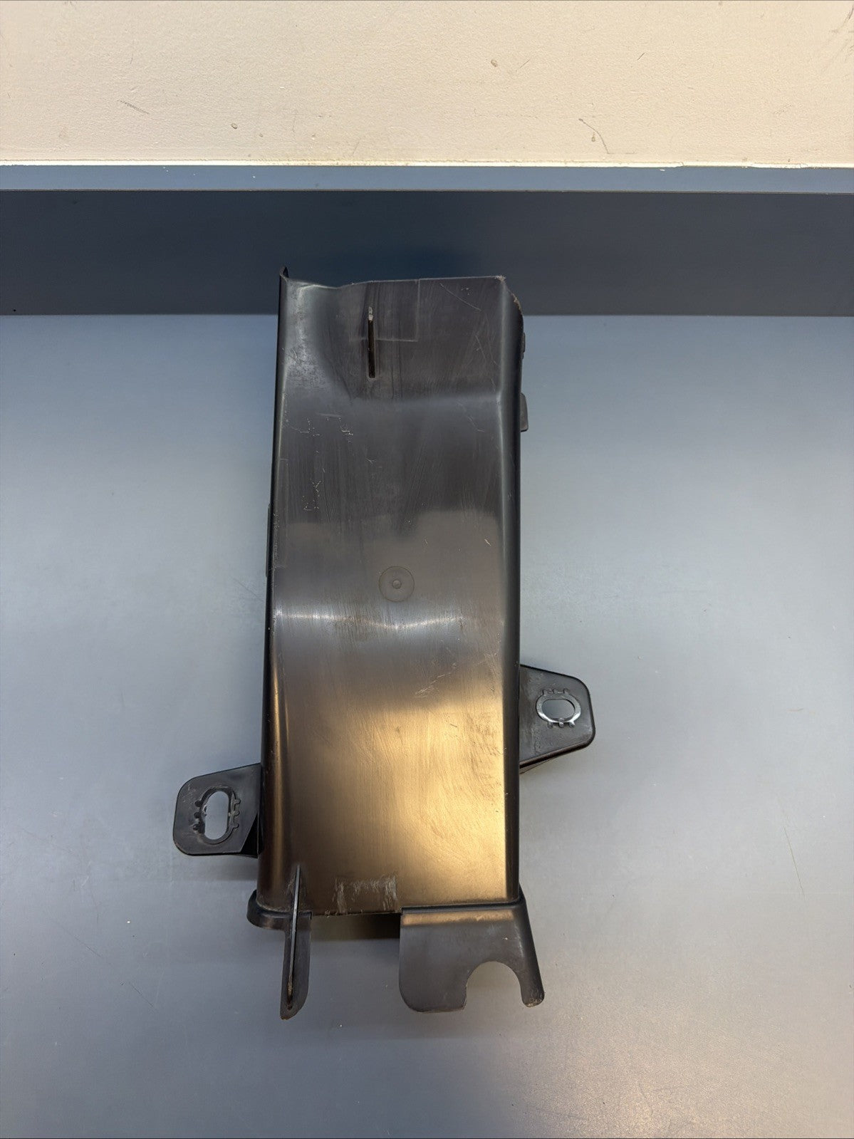 11-16 BMW F10 535i N55 Front Left Lower Brake Air Vent Duct Channel 7200797 OEM