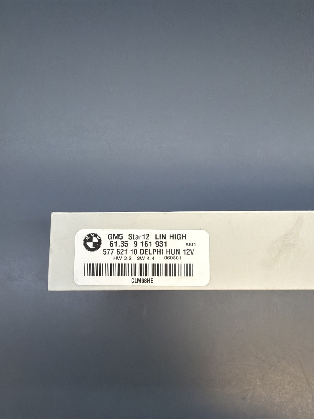 BMW 2003-2010 F83 X3 BASIC/BODY CONTROL MODULE OEM 9161931
