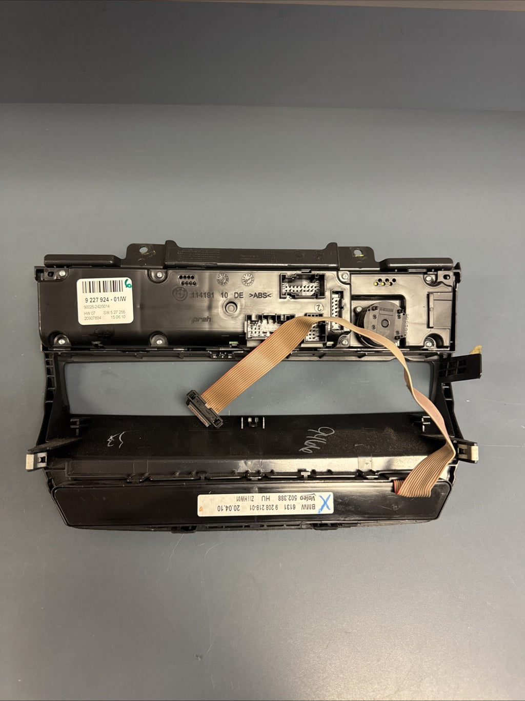 07-14 BMW E70 E71 X5 X6 Dashboard AC Heated Climate Control PDC Switch Panel OEM