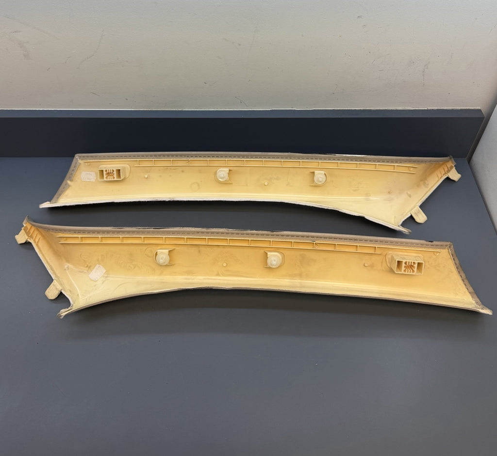 BMW 5 SERIES F10 F11 A PILLAR COVER TRIM SET LEFT RIGHT 9116348 9116347 BEIGE