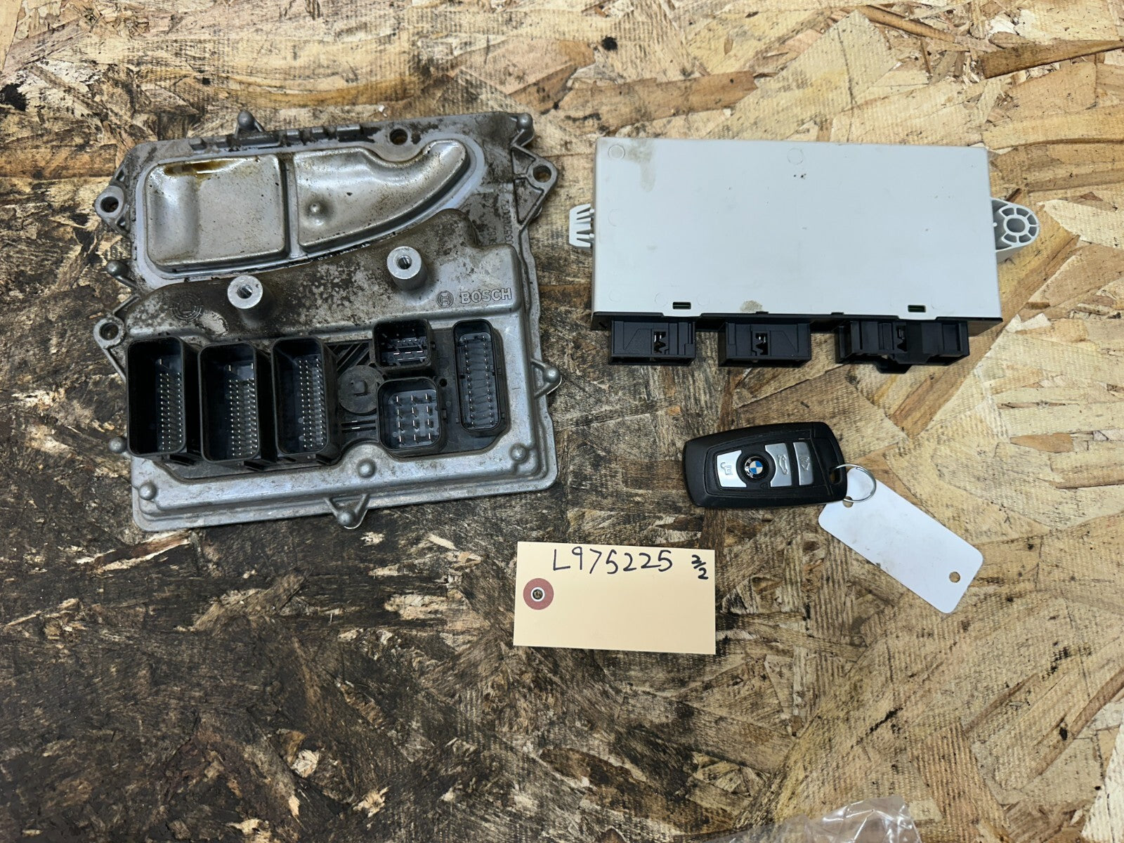 BMW 2011-2017 F25 X3 N55 ENGINE ECU+CAS(IMMOBILIZER+KEY VIN MATCHED OEM 7632115