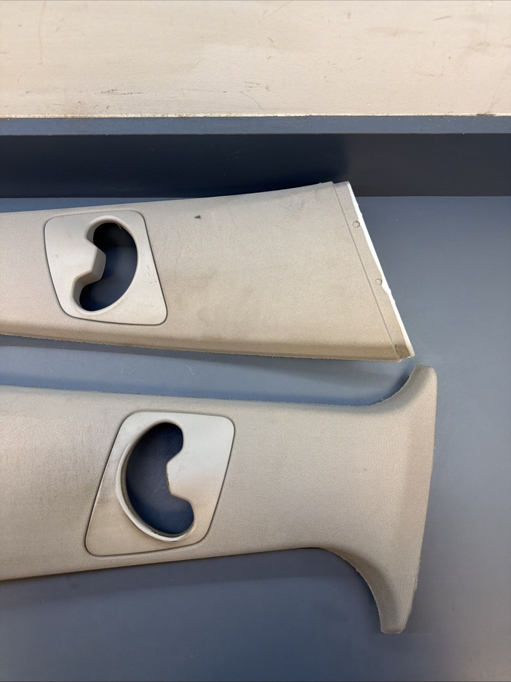 2007 - 2013 BMW X5 LEFT&RIGHT UPPER B PILLAR TRIM PANEL GRAY 7129751 7129752