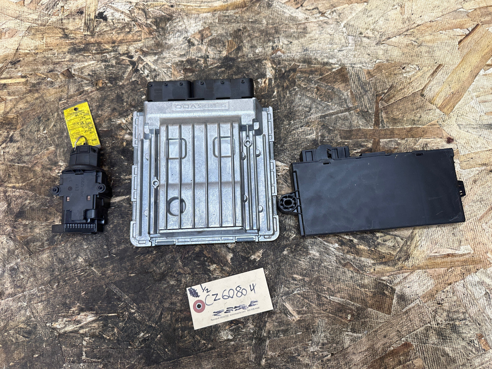 BMW 7-10 E60 E90 E82 N54 ENGINE ECU+CAS IMMOBILIZER+ MSD80 OEM 7575875