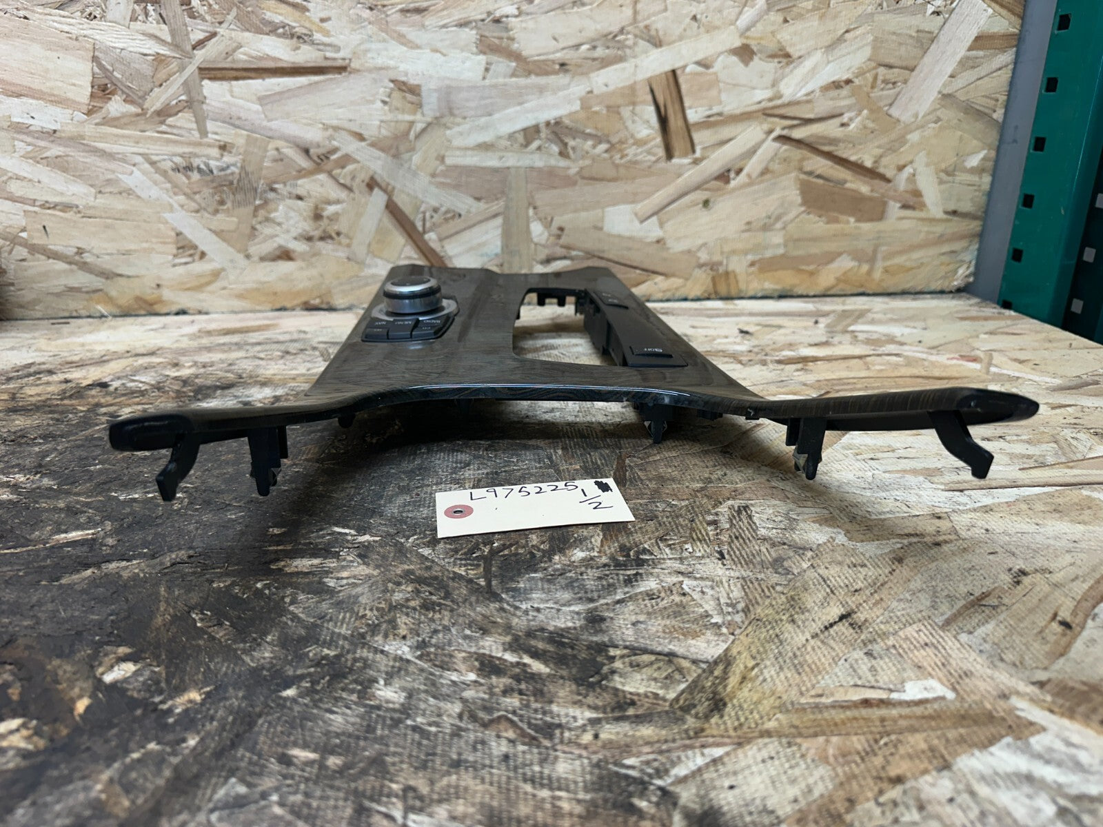 BMW 11-17 F25 X3 CENTER CONSOLE SHIFTER TRIM+iDrive+HILL DESCENT OEM 9200956