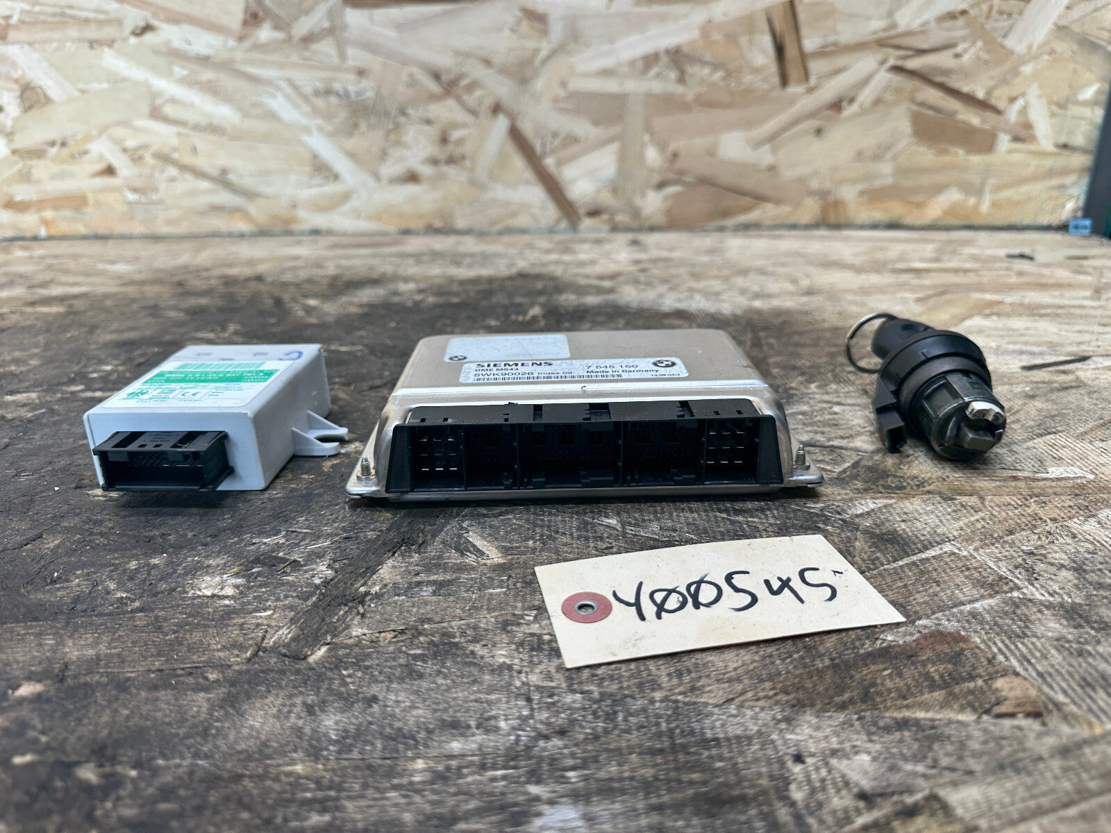 BMW 99-06 3 5 SERIES X5 Z3 M54 3.0 ENGINE ECU+CAS+KEY  SET 7545150 MS43