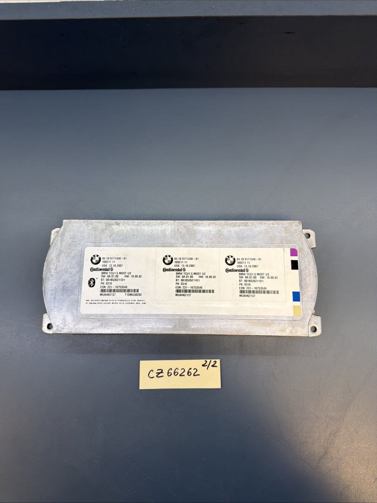2004–2010 BMW 525i 528i 535i M5 E60 E90 Telematics Receiver 9171348