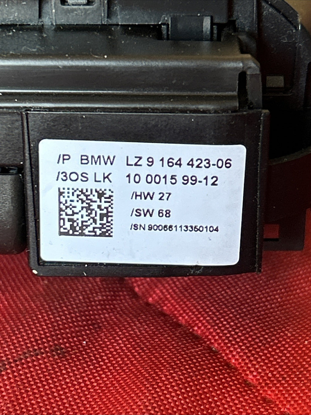 BMW X5 E70 07-13 Turn Signal Wiper Switch SZL Clock Spring Assembly OEM 9164423