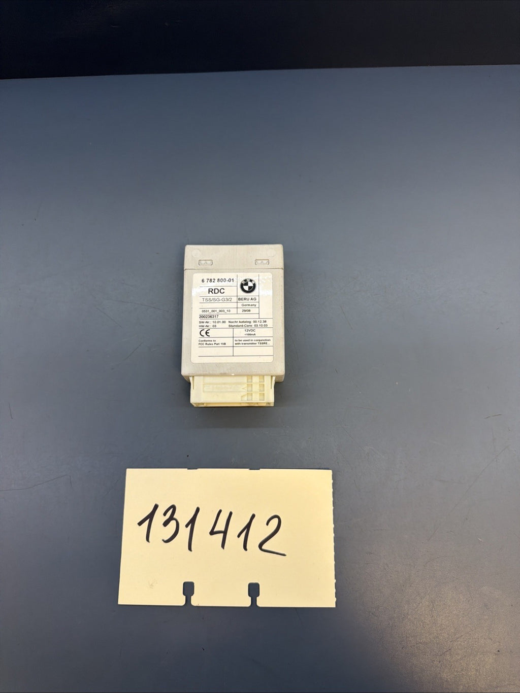 BMW E60 E70 E88 E90 E92 TPMS Tire Pressure Control Monitor Module 6772800 OEM